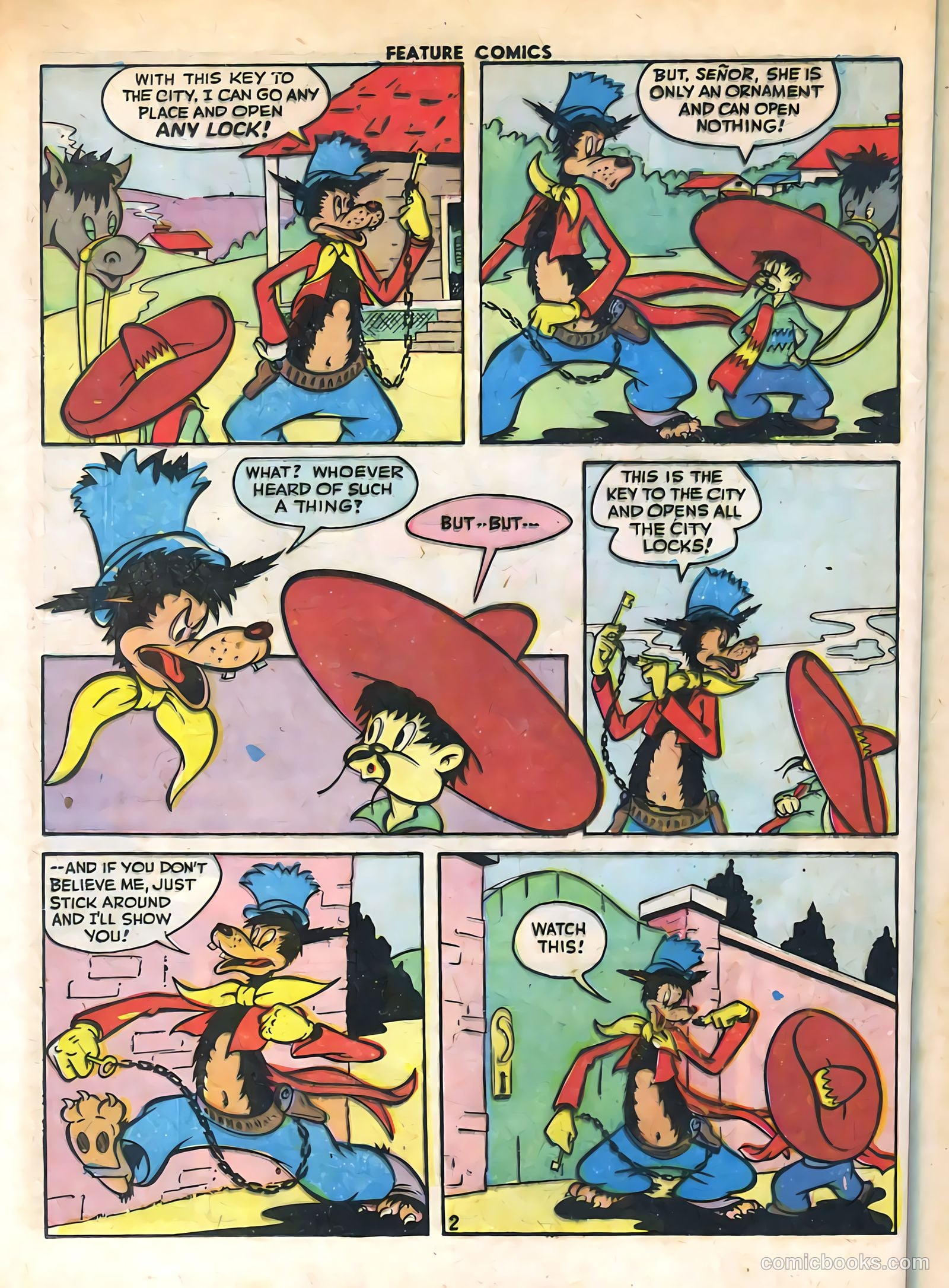 Feature Comics #103 (1946) — page 40 of 60