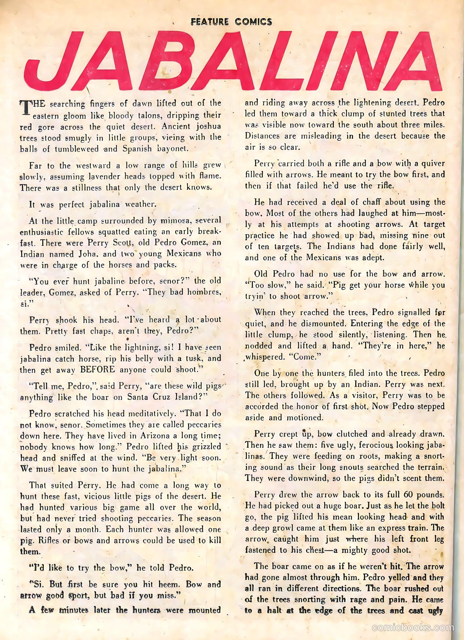 Feature Comics #103 (1946) — page 44 of 60
