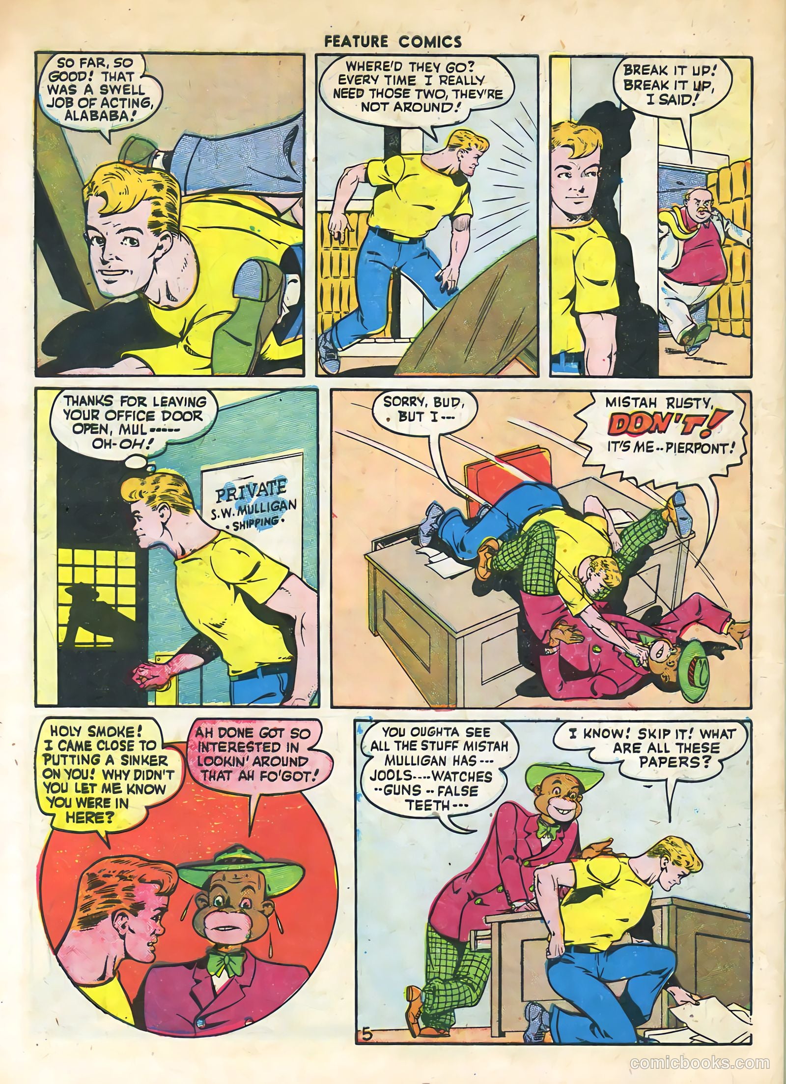 Feature Comics #103 (1946) — page 56 of 60