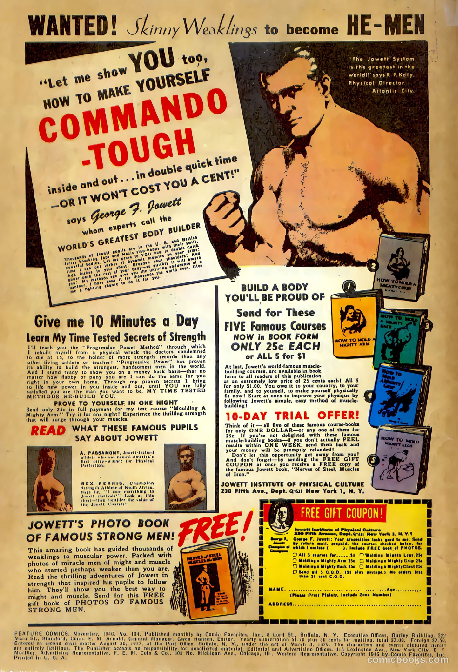 Feature Comics #104 (1946) — page 2 of 60