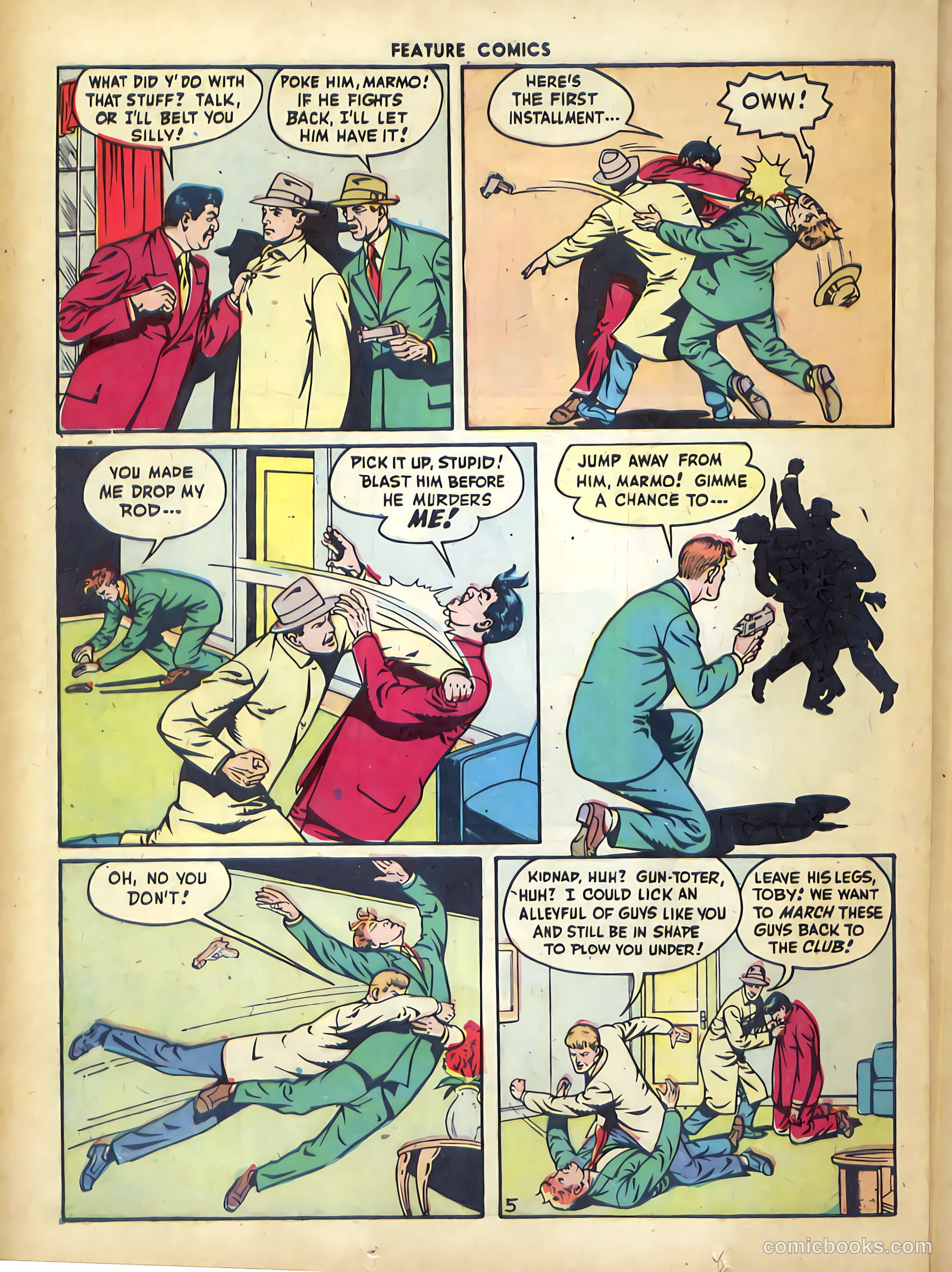 Feature Comics #104 (1946) — page 36 of 60