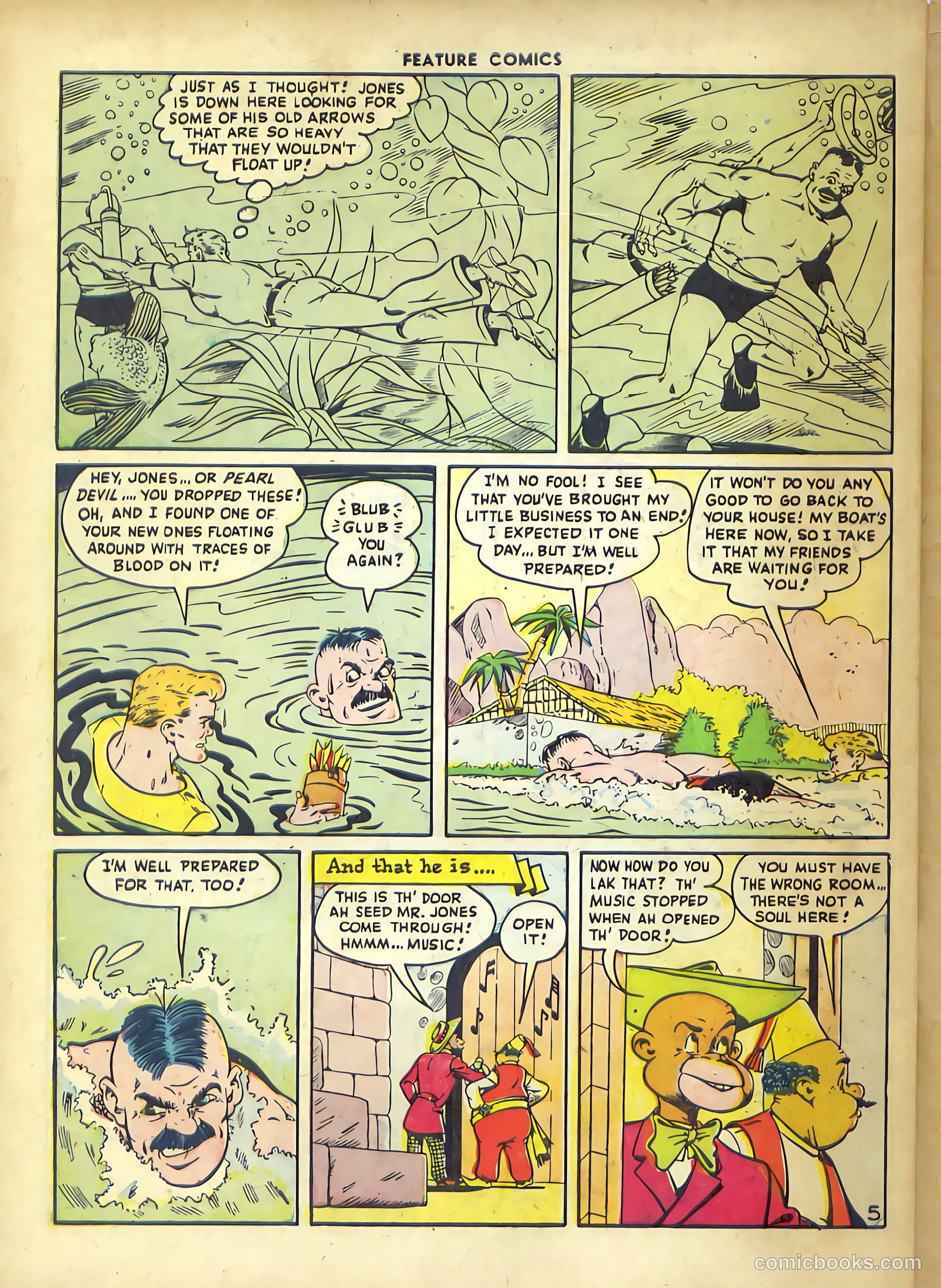Feature Comics #104 (1946) — page 56 of 60