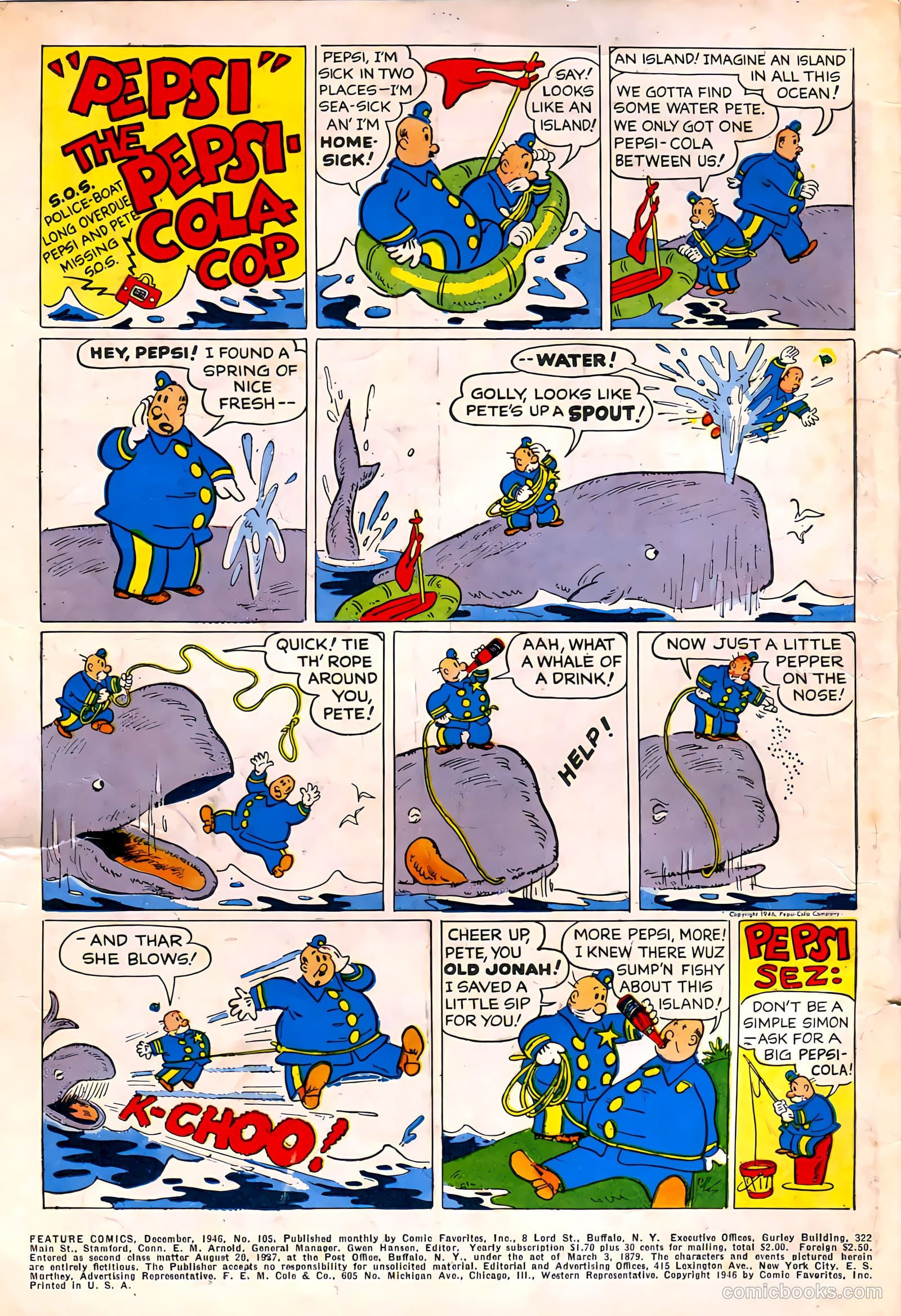 Feature Comics #105 (1946) — page 2 of 60