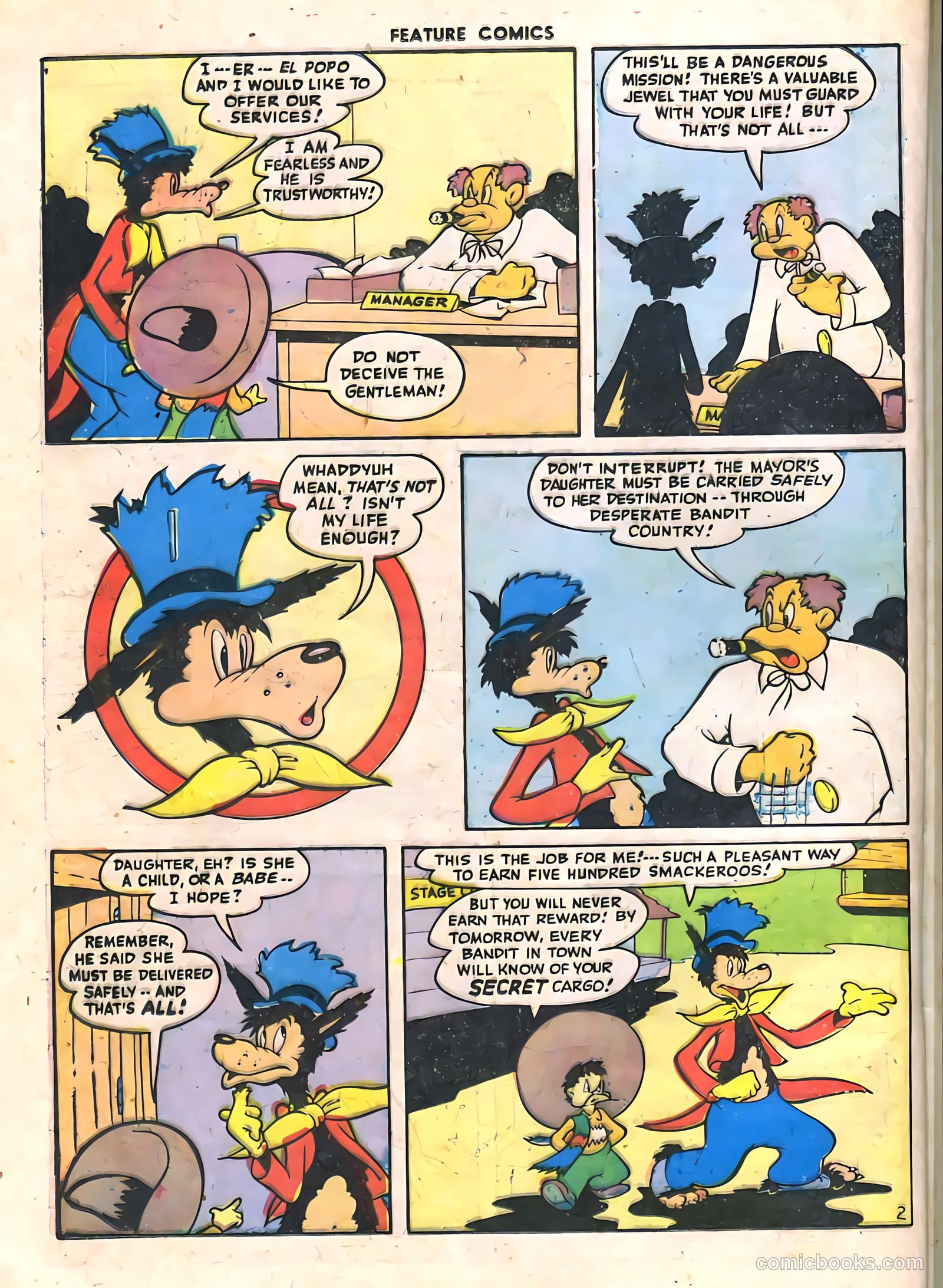 Feature Comics #105 (1946) — page 40 of 60