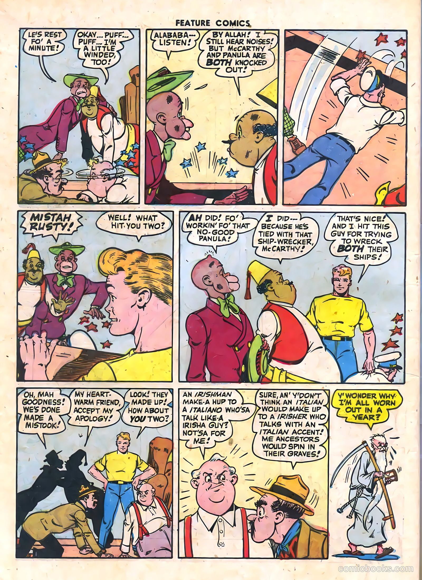 Feature Comics #105 (1946) — page 58 of 60