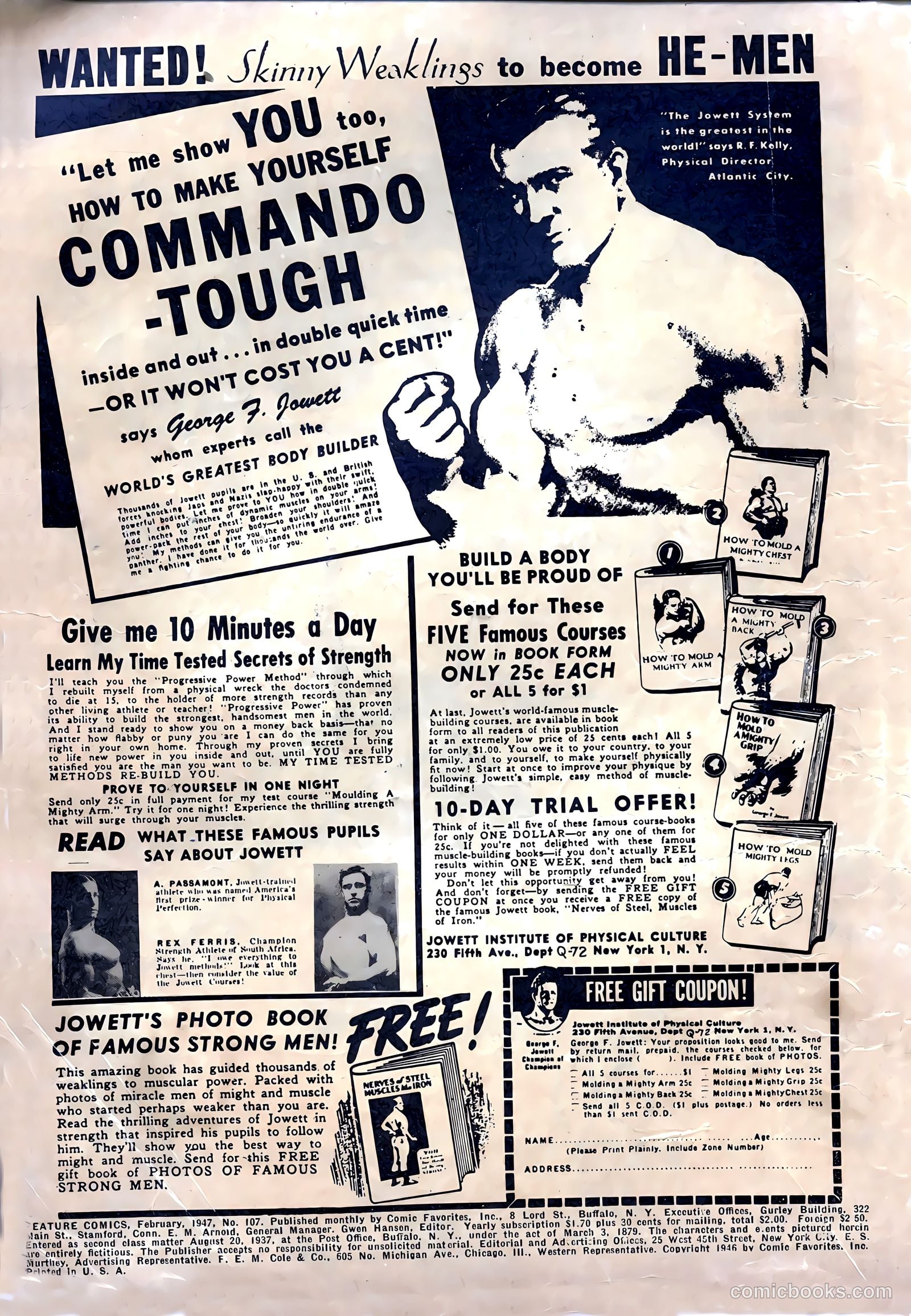 Feature Comics #107 (1947) — page 2 of 60