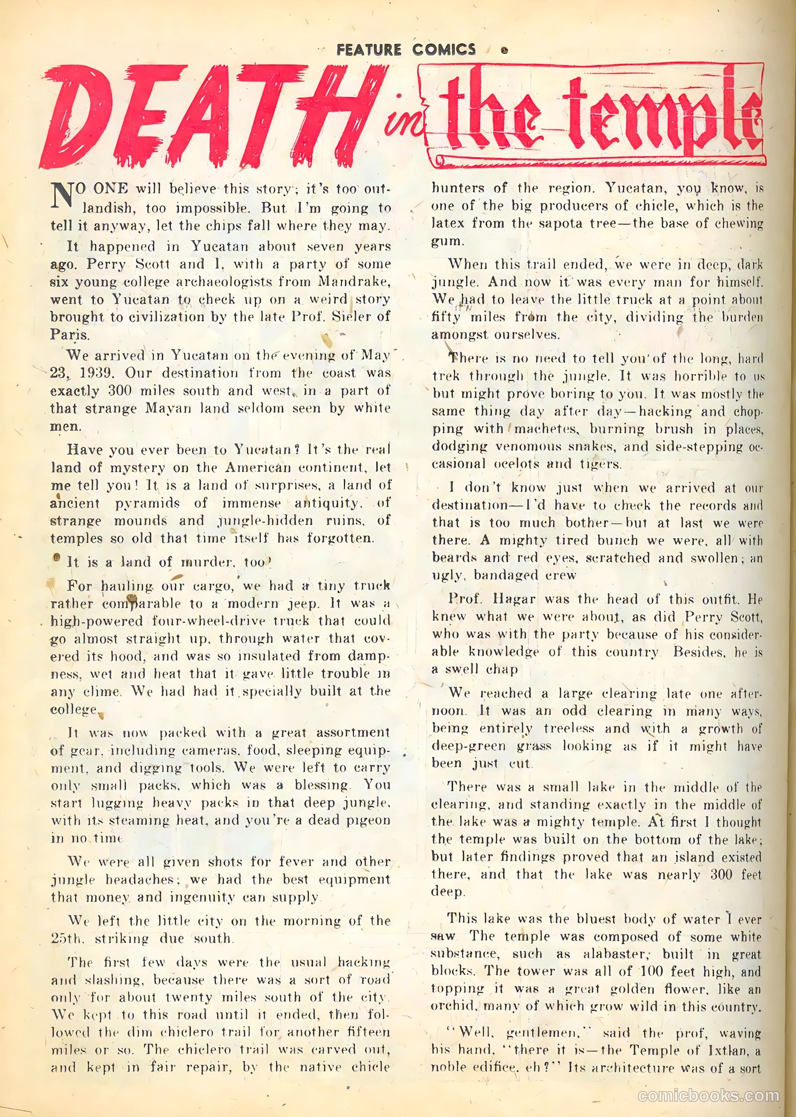 Feature Comics #113 (1947) — page 36 of 52