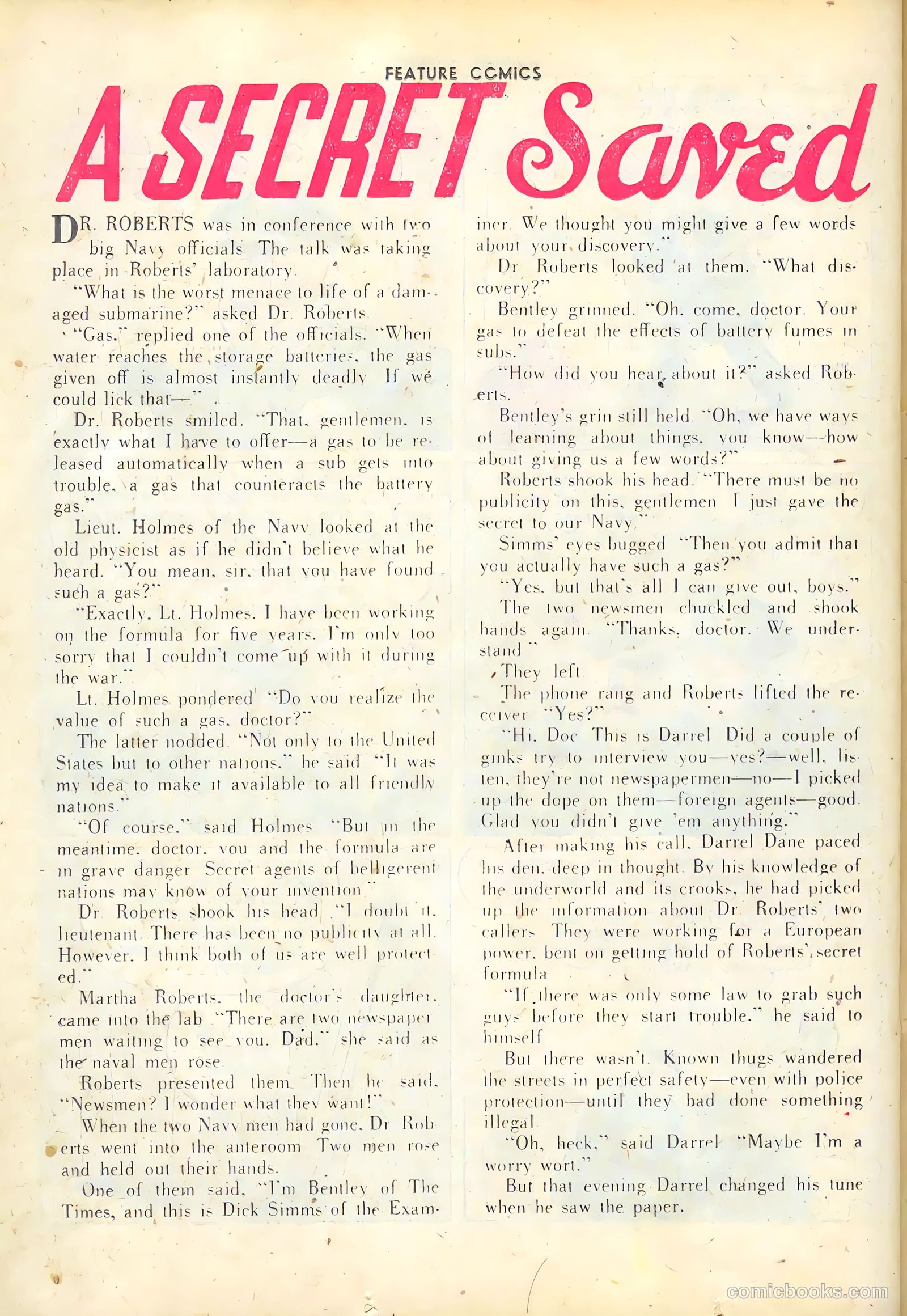 Feature Comics #115 (1947) — page 36 of 52