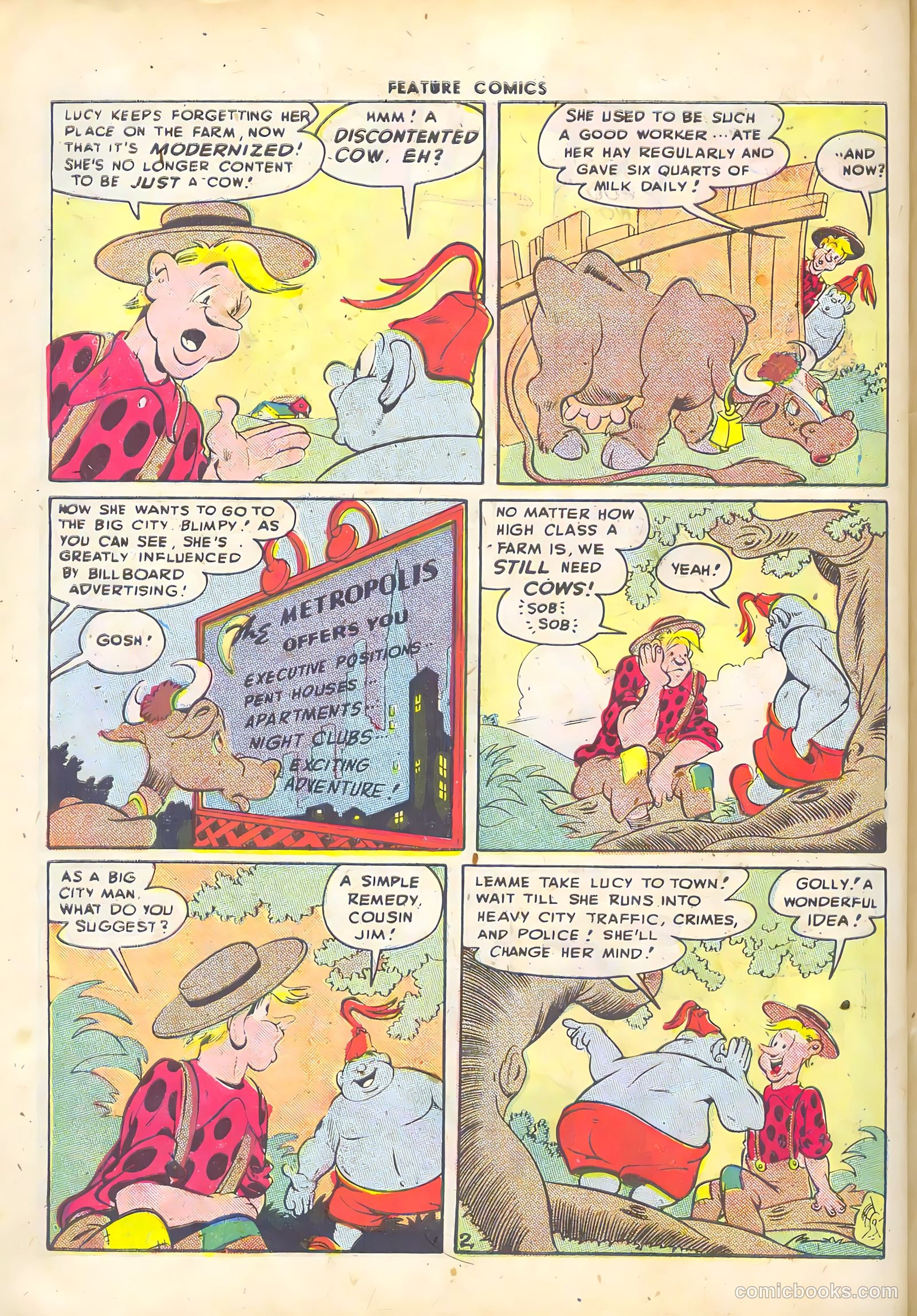 Feature Comics #115 (1947) — page 40 of 52