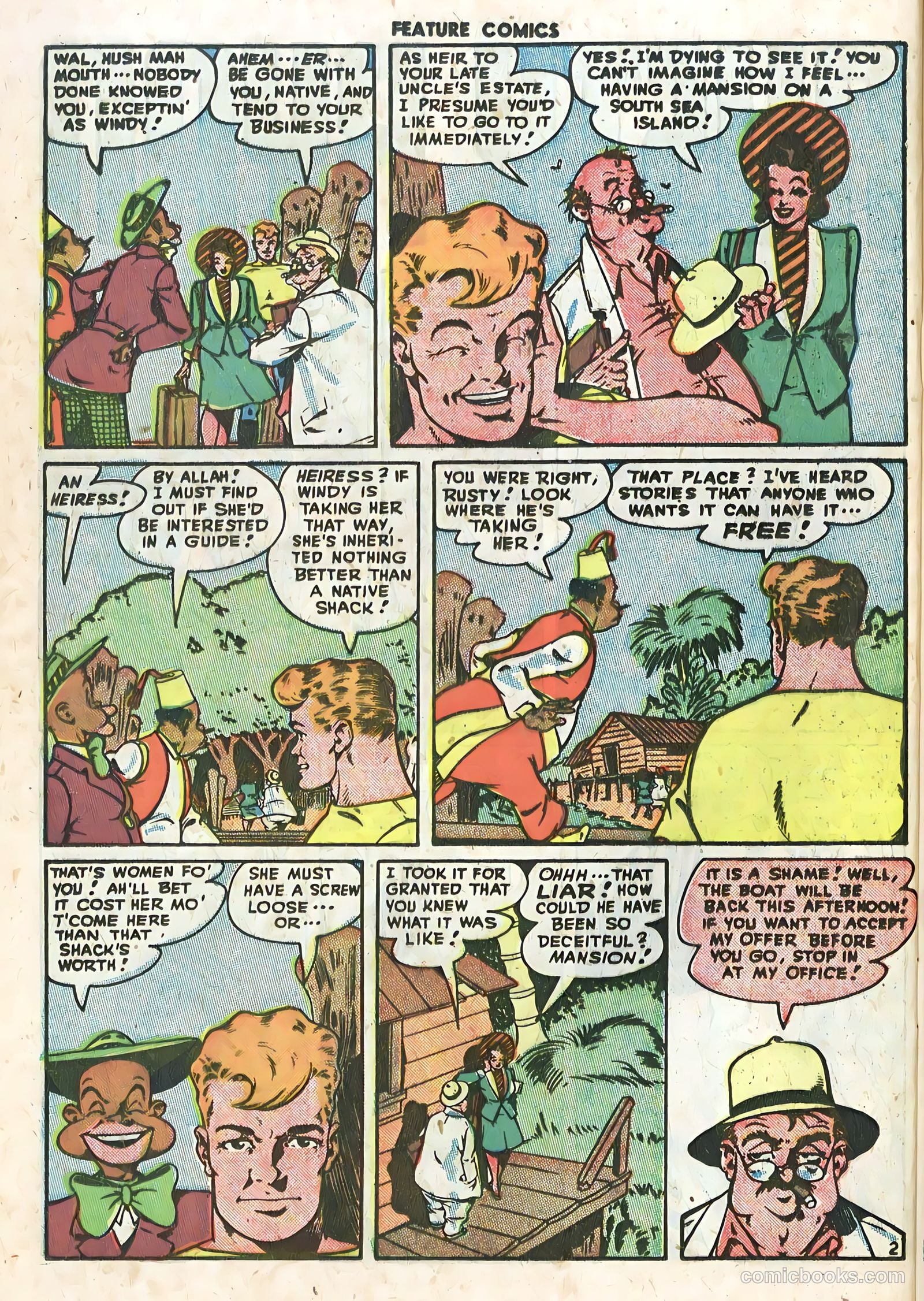 Feature Comics #119 (1948) — page 32 of 52