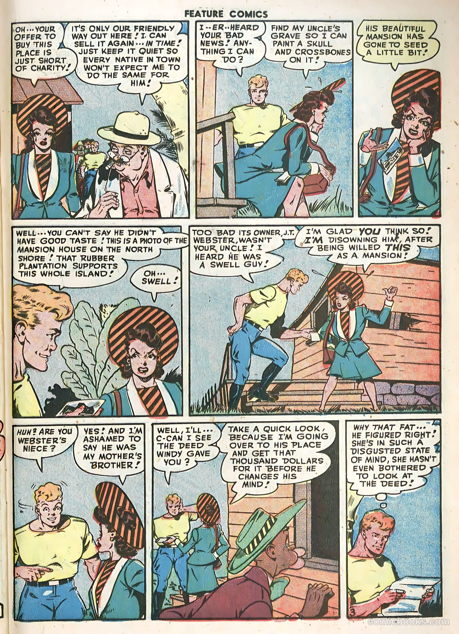 Feature Comics #119 (1948) — page 33 of 52