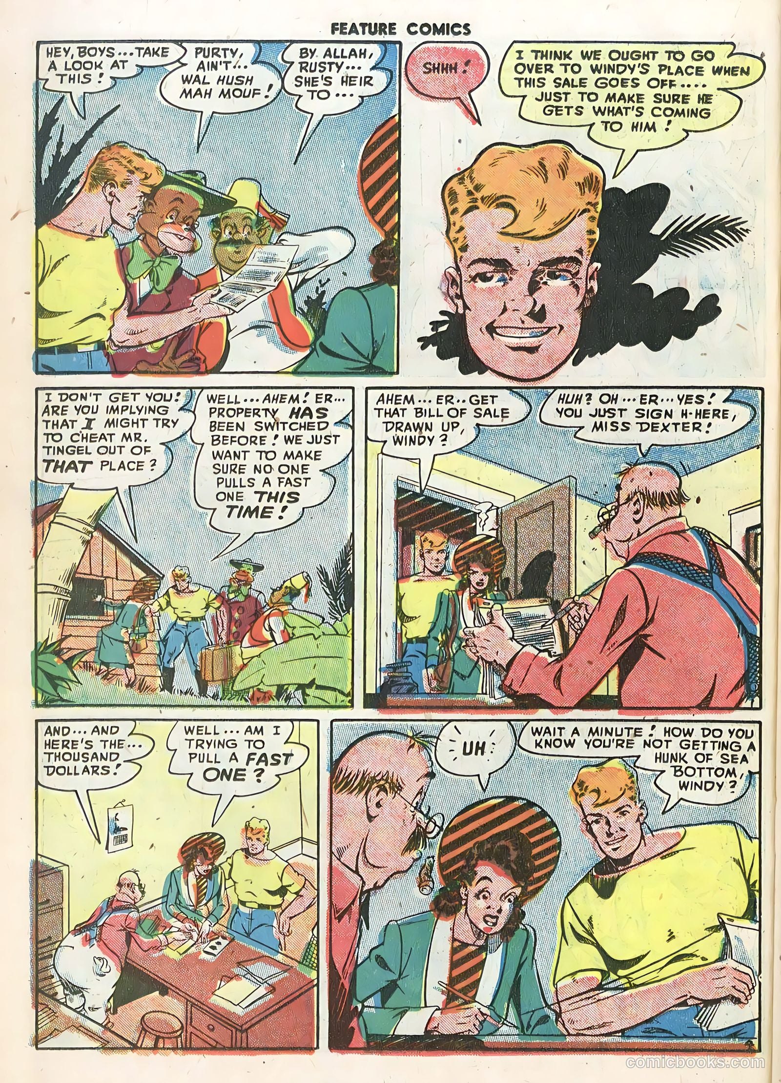 Feature Comics #119 (1948) — page 34 of 52