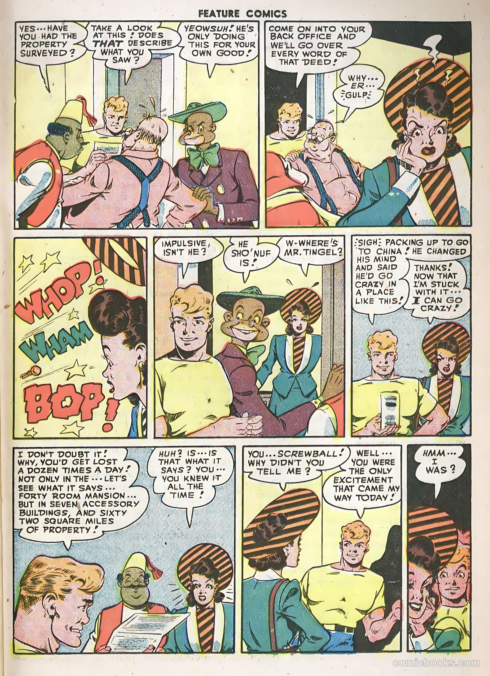 Feature Comics #119 (1948) — page 35 of 52