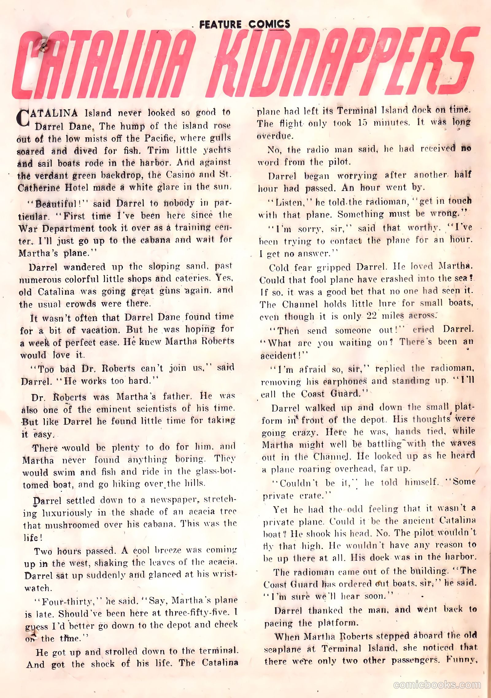 Feature Comics #120 (1948) — page 36 of 52