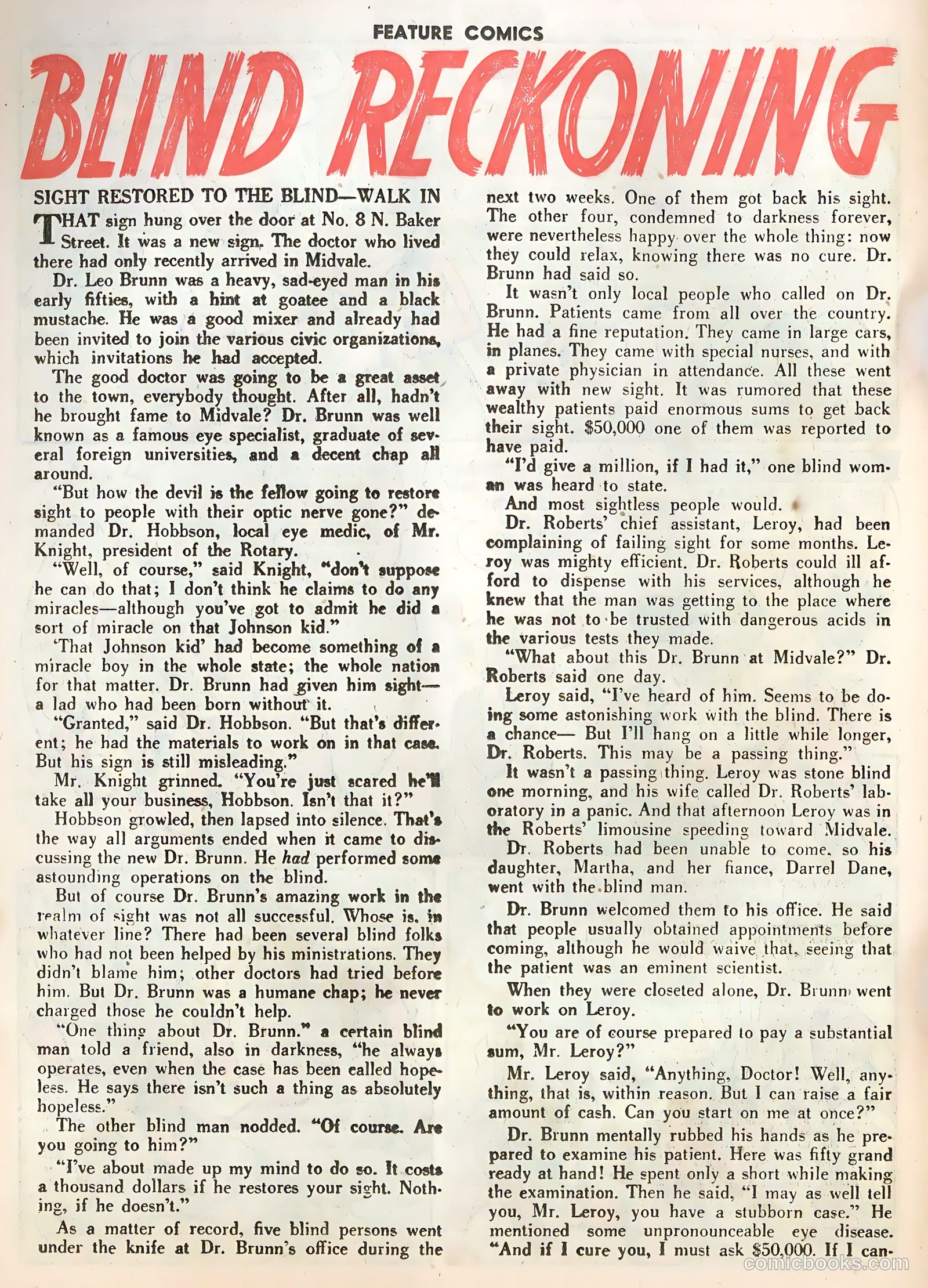 Feature Comics #121 (1948) — page 38 of 52