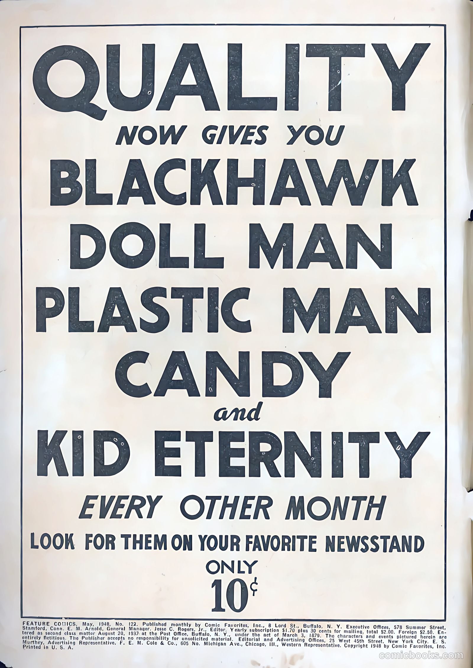 Feature Comics #122 (1948) — page 2 of 52