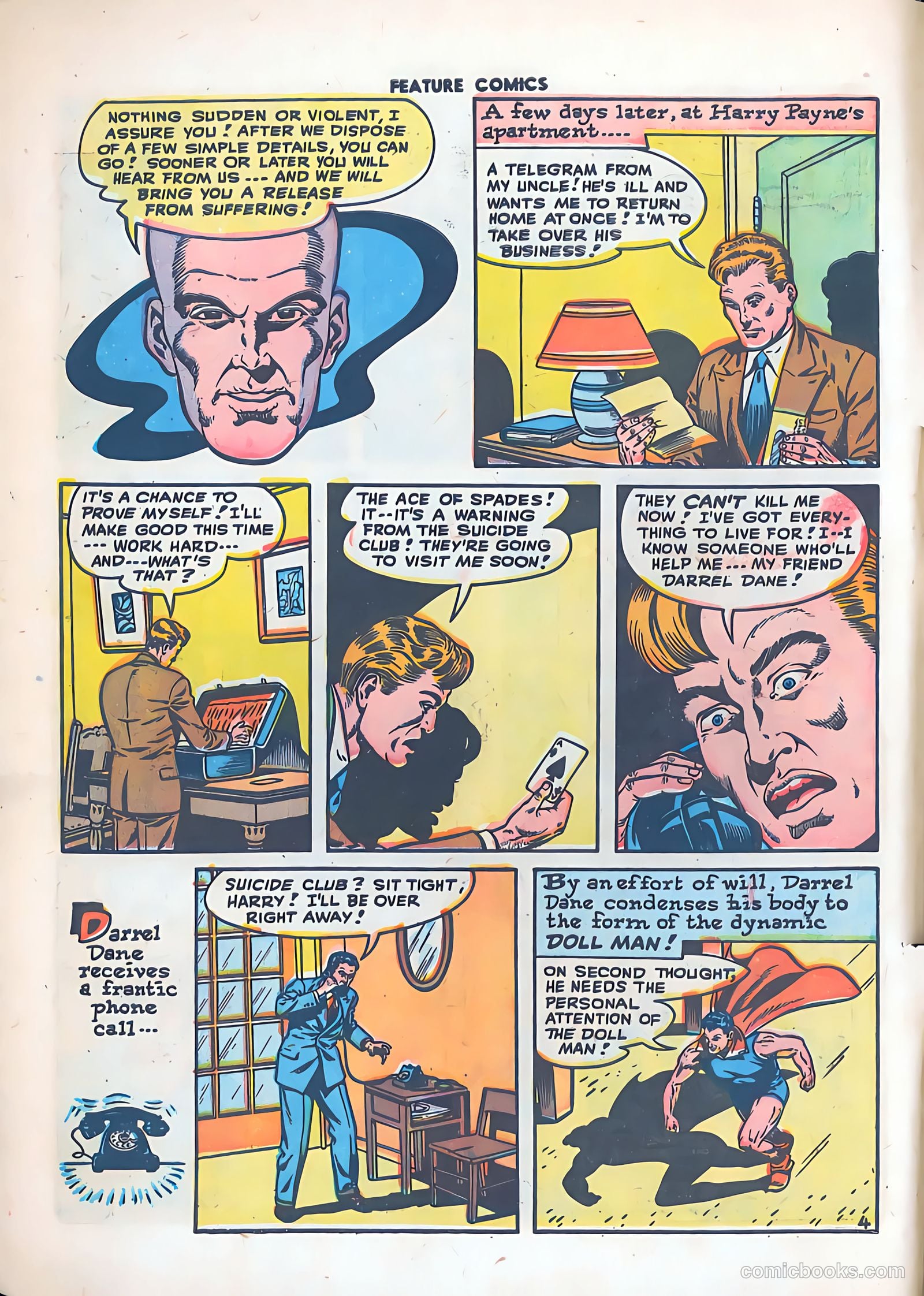 Feature Comics #122 (1948) — page 6 of 52