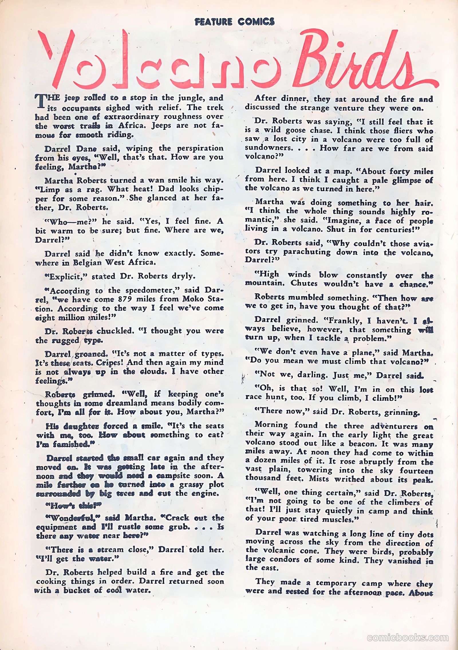 Feature Comics #122 (1948) — page 36 of 52