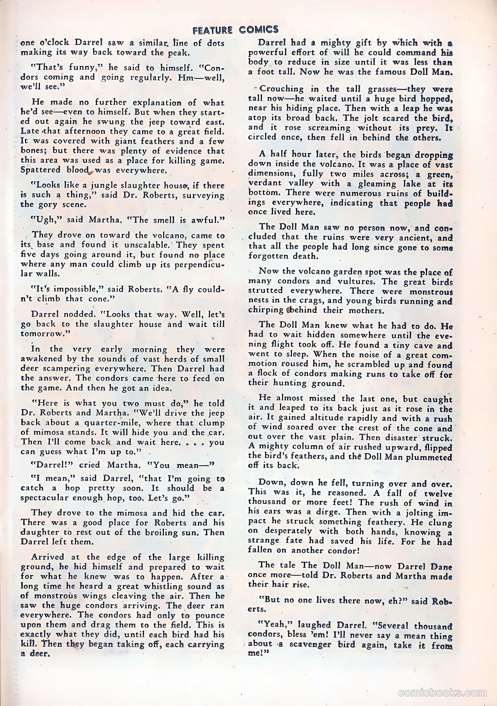Feature Comics #122 (1948) — page 37 of 52