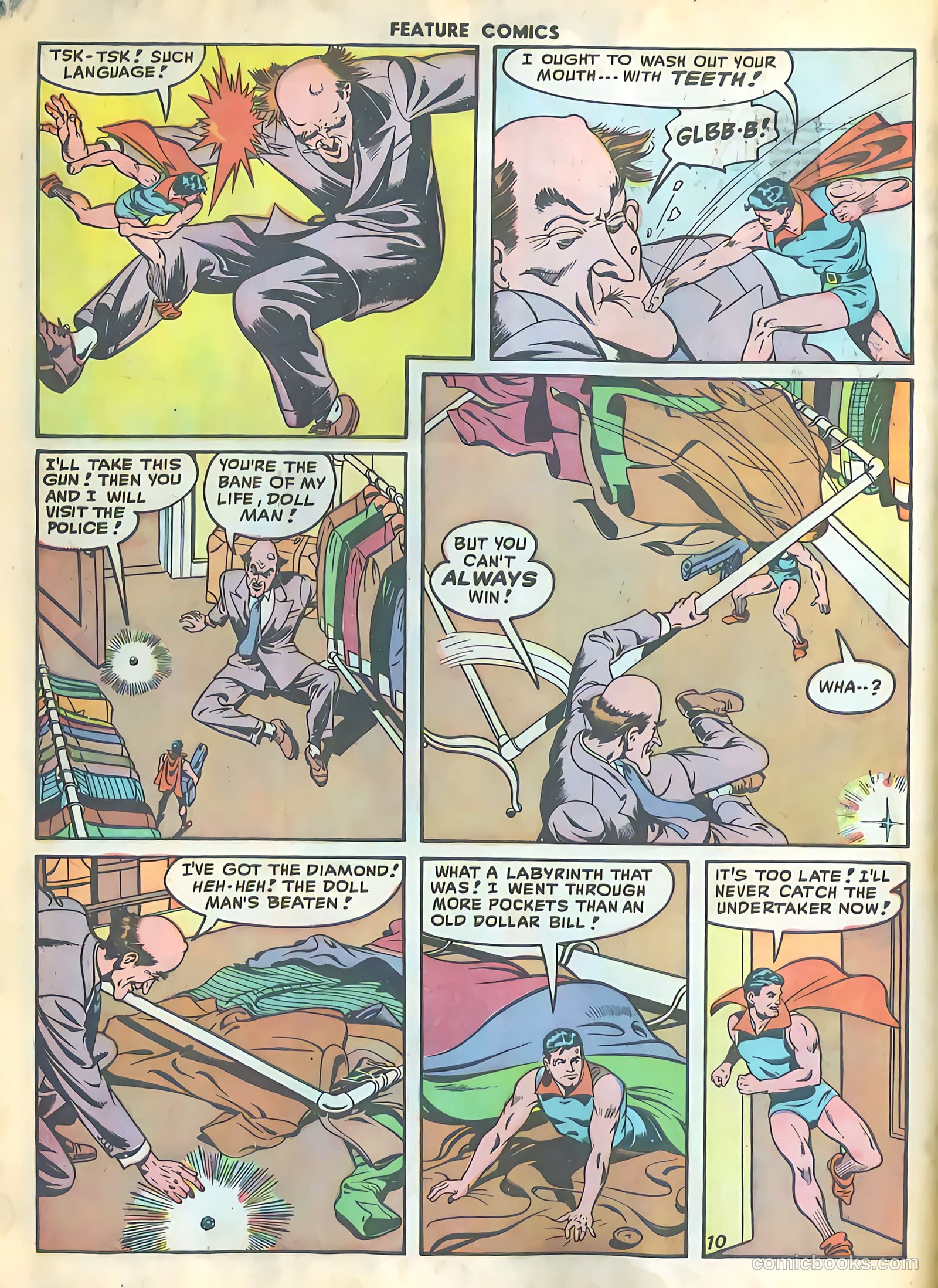 Feature Comics #123 (1948) — page 12 of 52