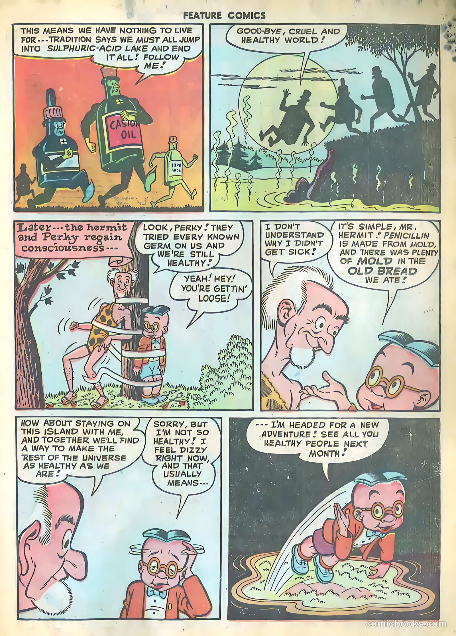 Feature Comics #123 (1948) — page 33 of 52
