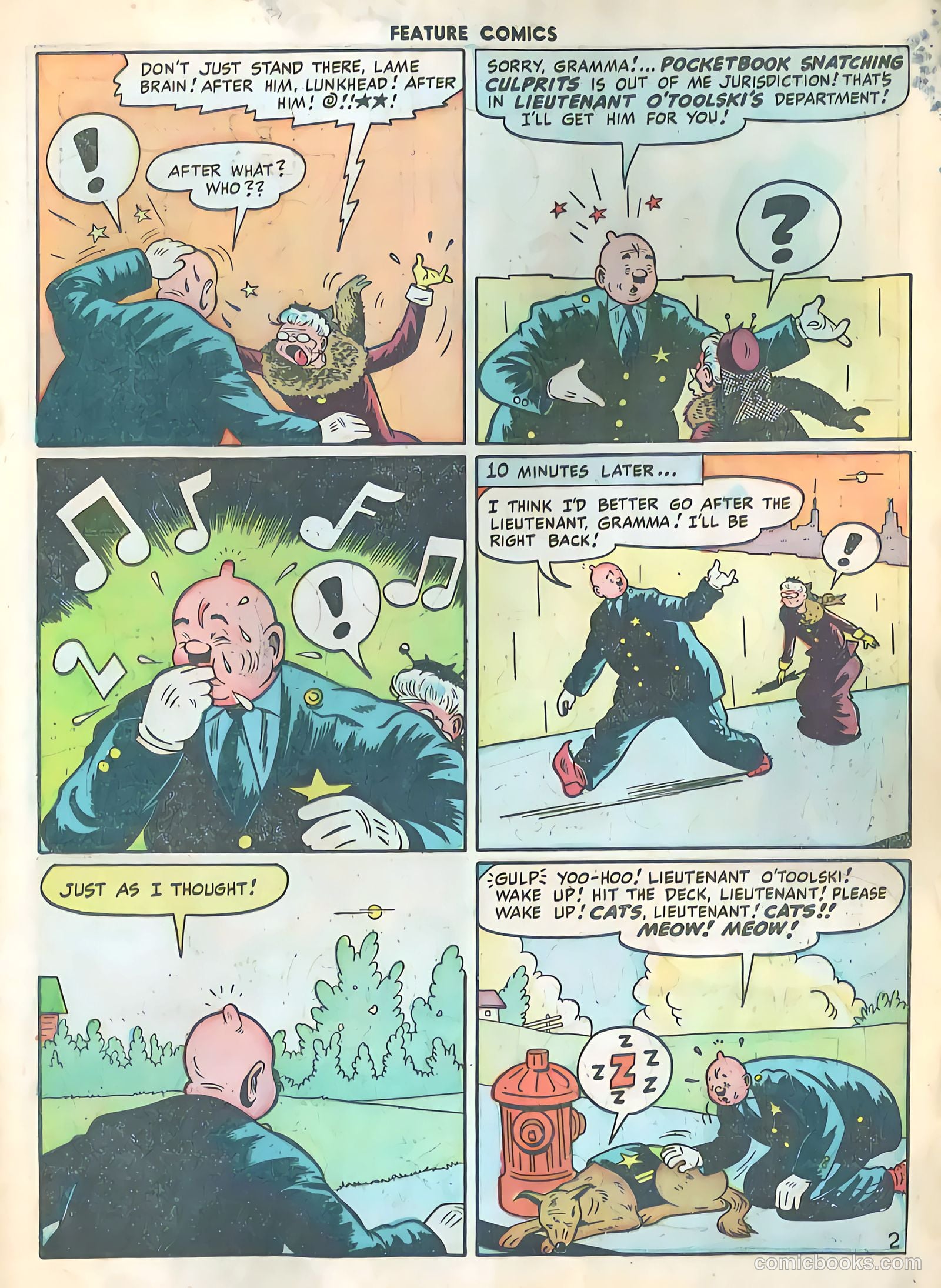 Feature Comics #123 (1948) — page 35 of 52