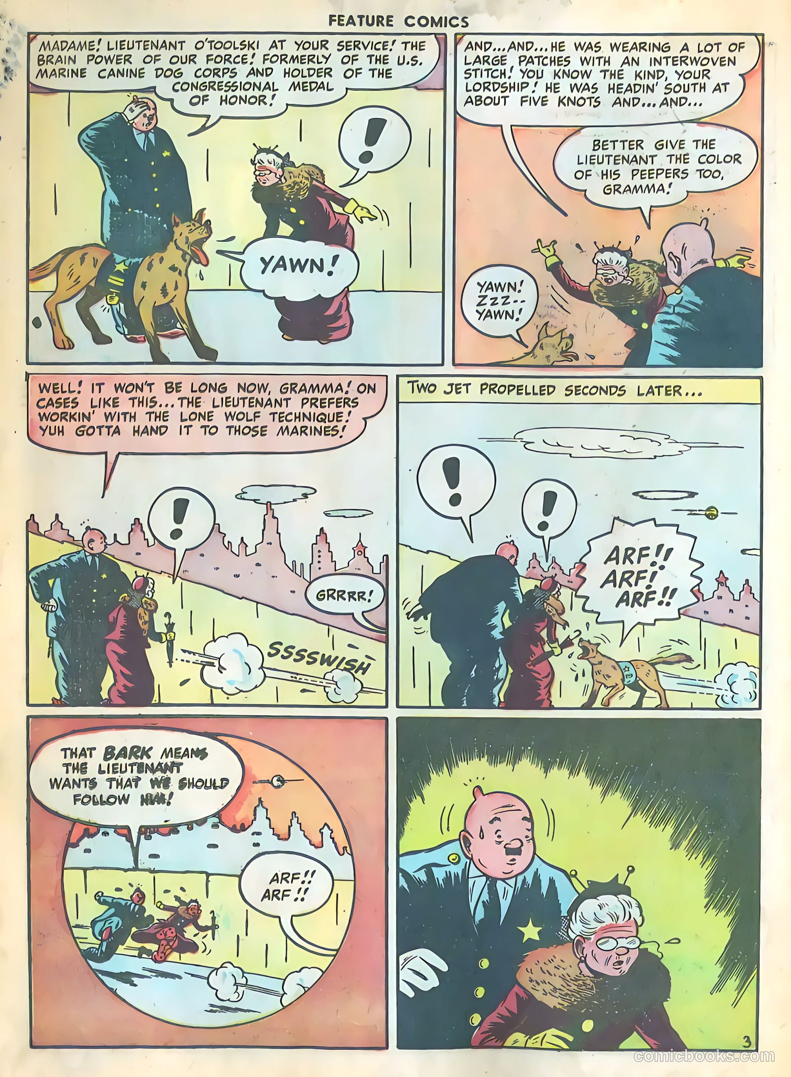 Feature Comics #123 (1948) — page 36 of 52