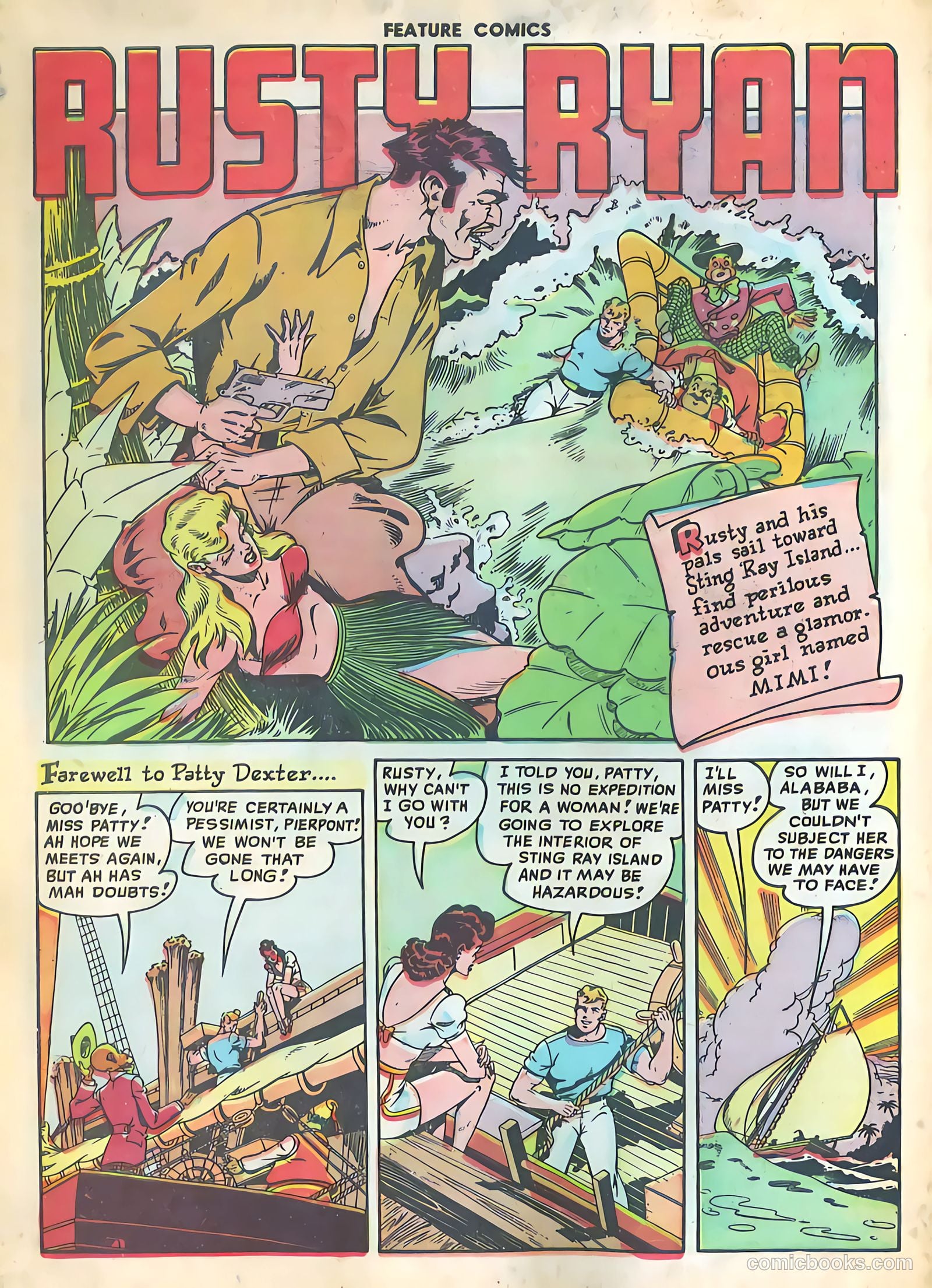 Feature Comics #123 (1948) — page 40 of 52