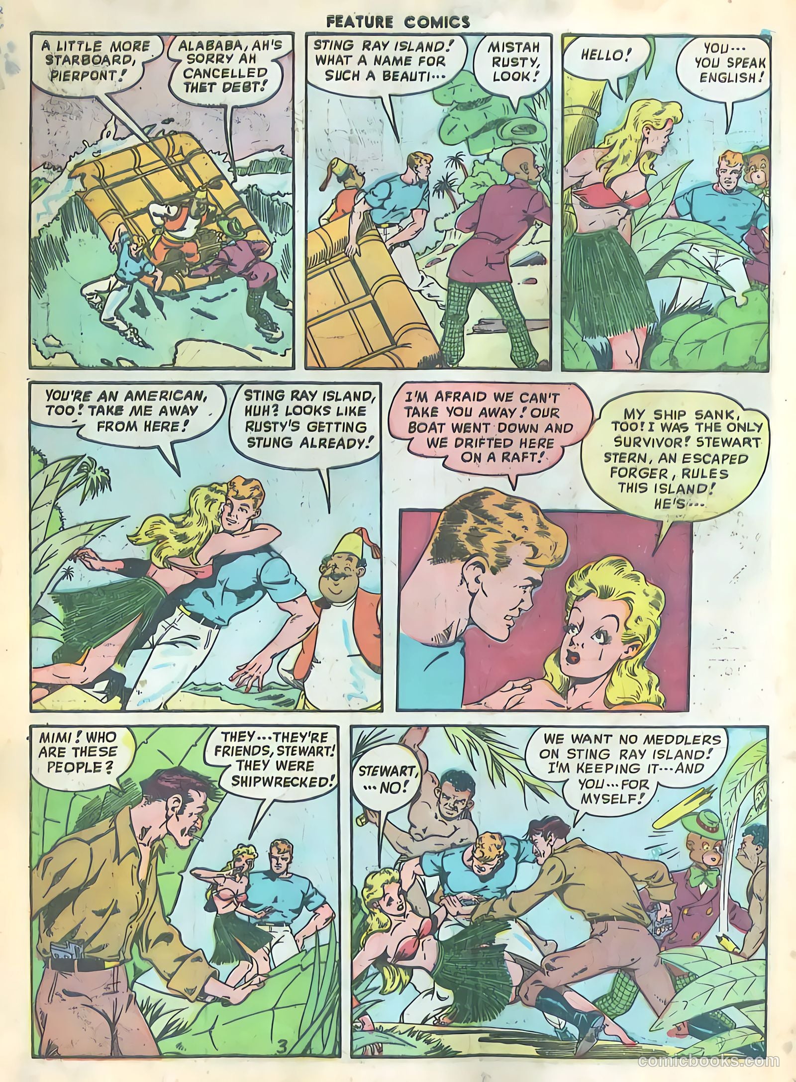 Feature Comics #123 (1948) — page 42 of 52