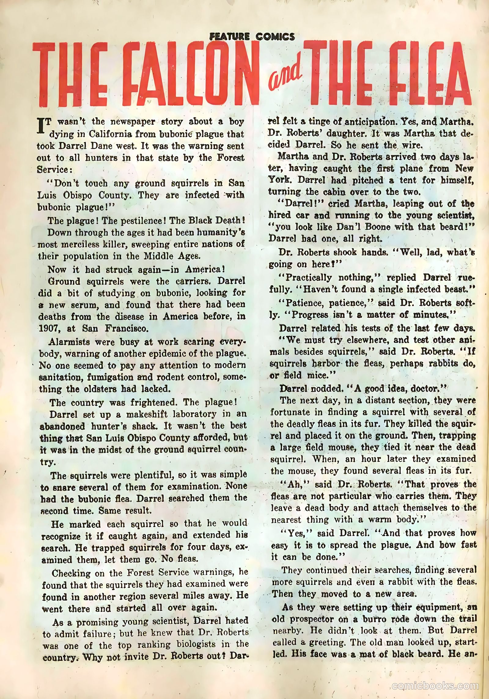 Feature Comics #124 (1948) — page 38 of 52