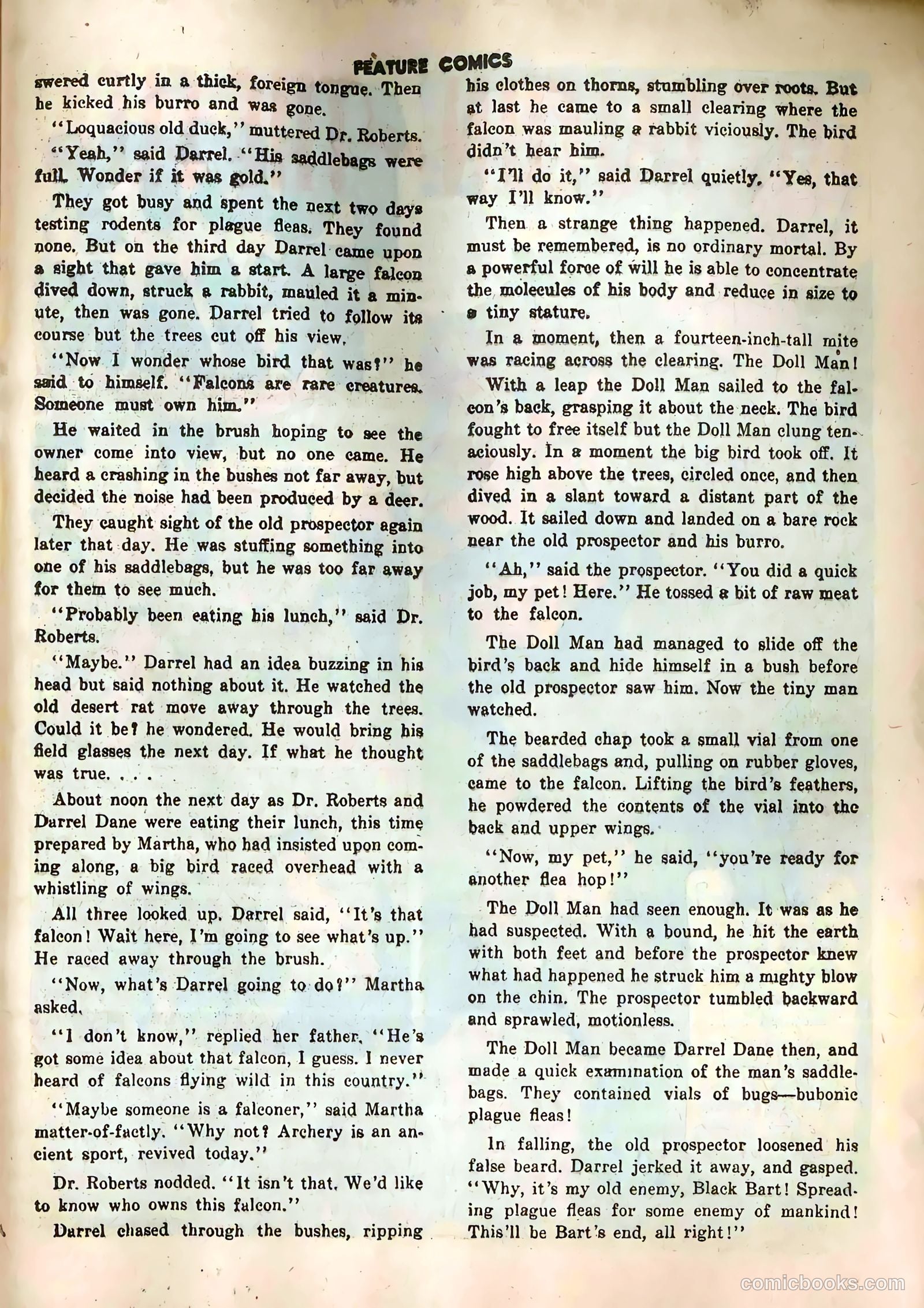 Feature Comics #124 (1948) — page 39 of 52