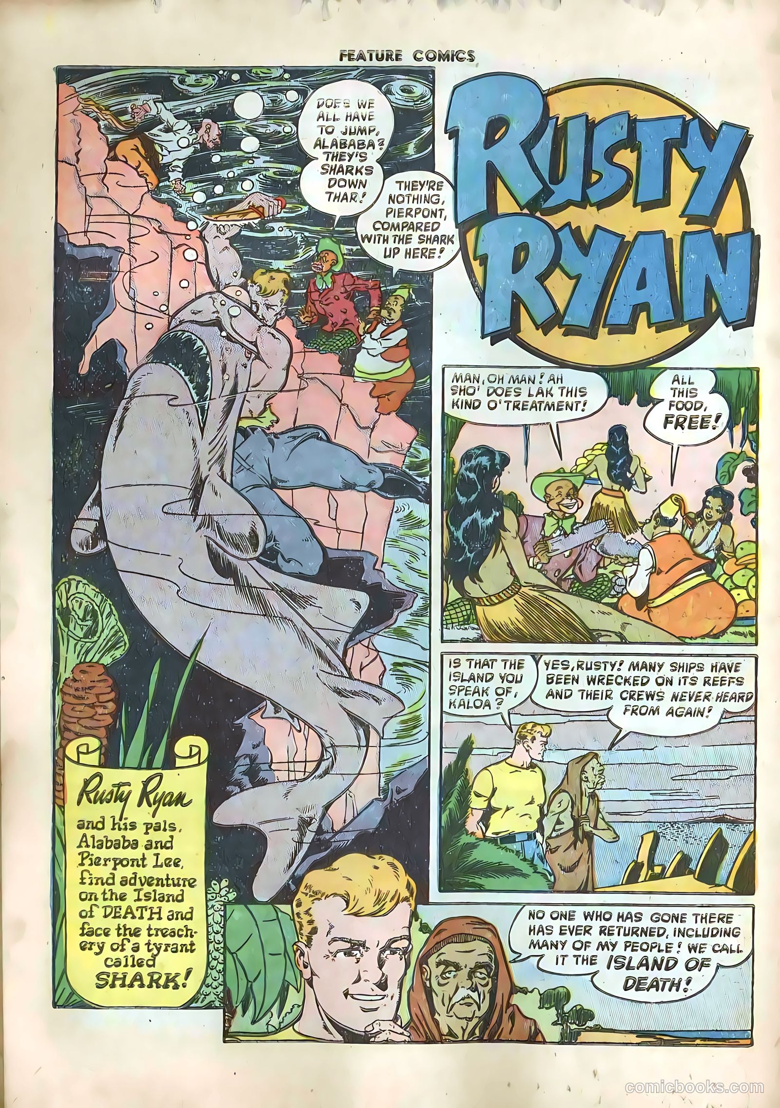 Feature Comics #124 (1948) — page 40 of 52
