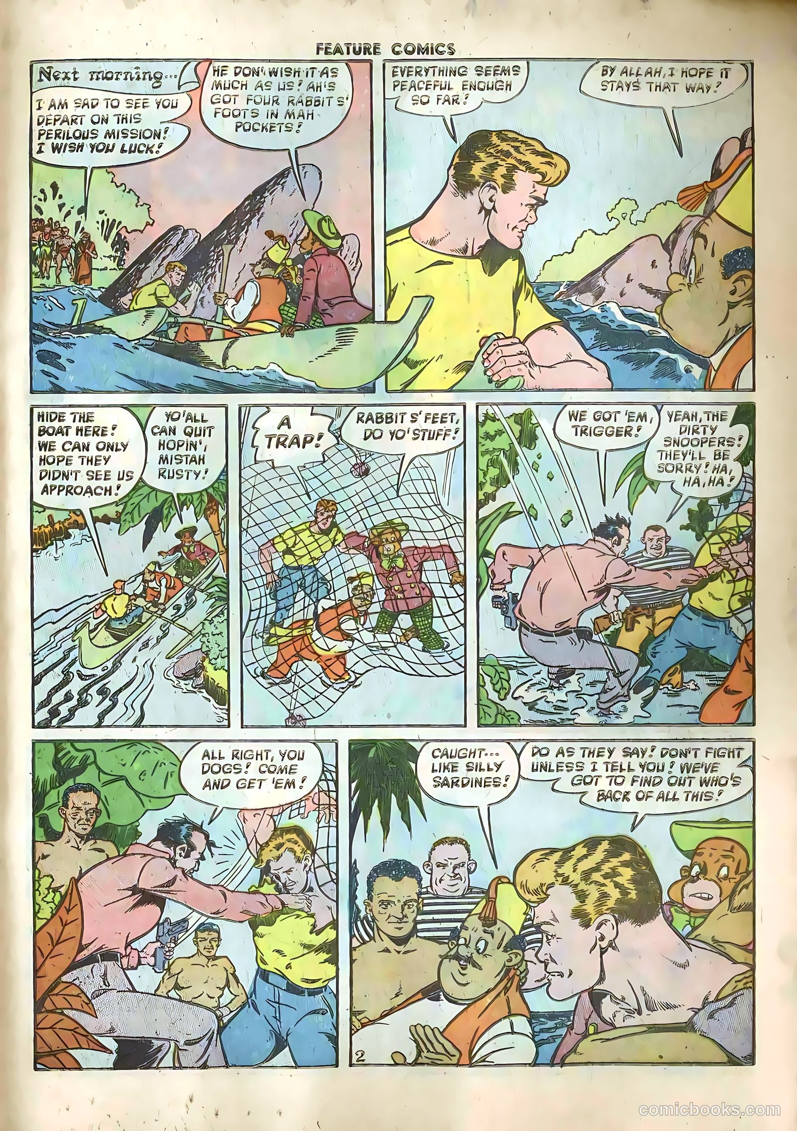 Feature Comics #124 (1948) — page 41 of 52