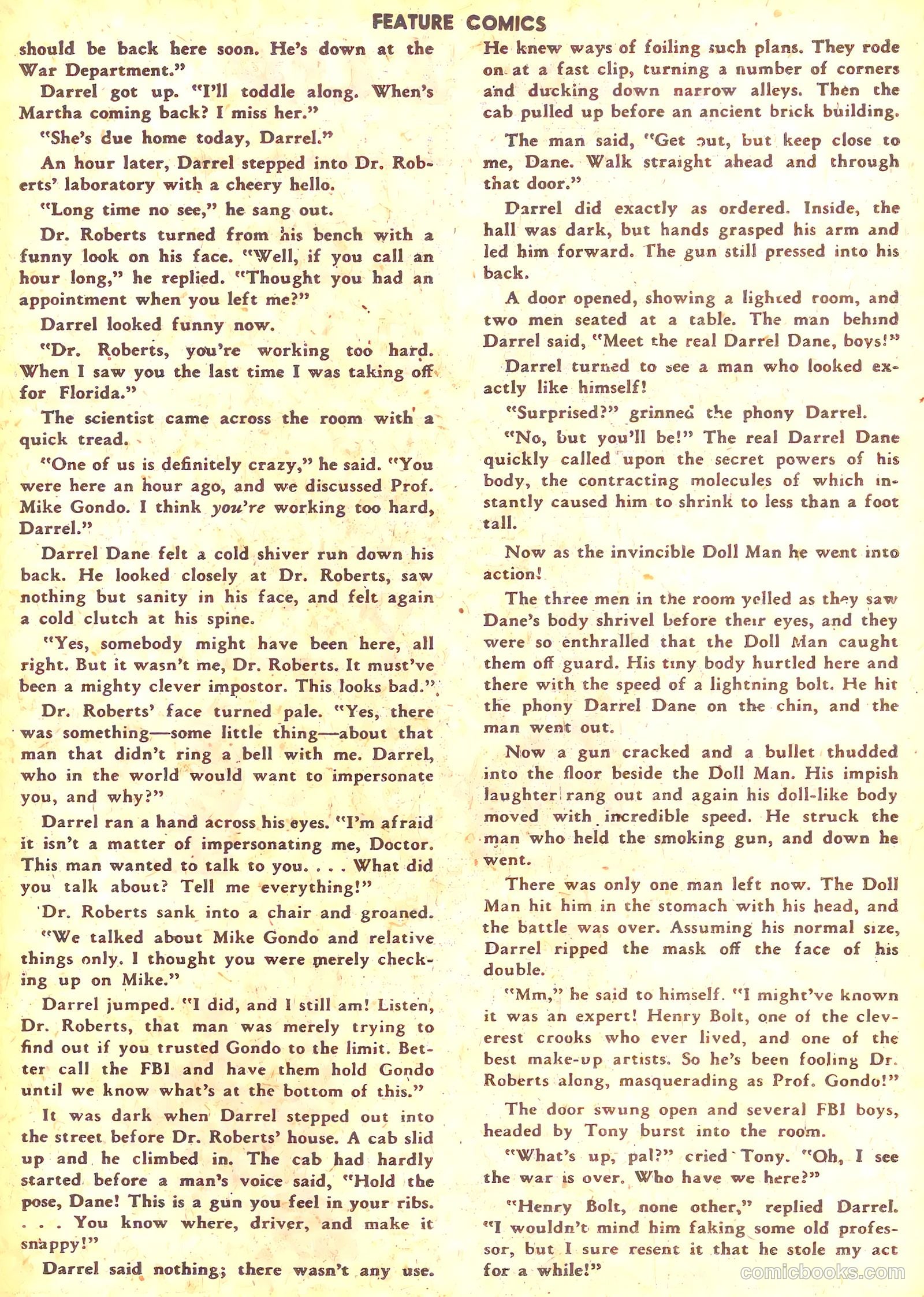 Feature Comics #125 (1948) — page 37 of 52