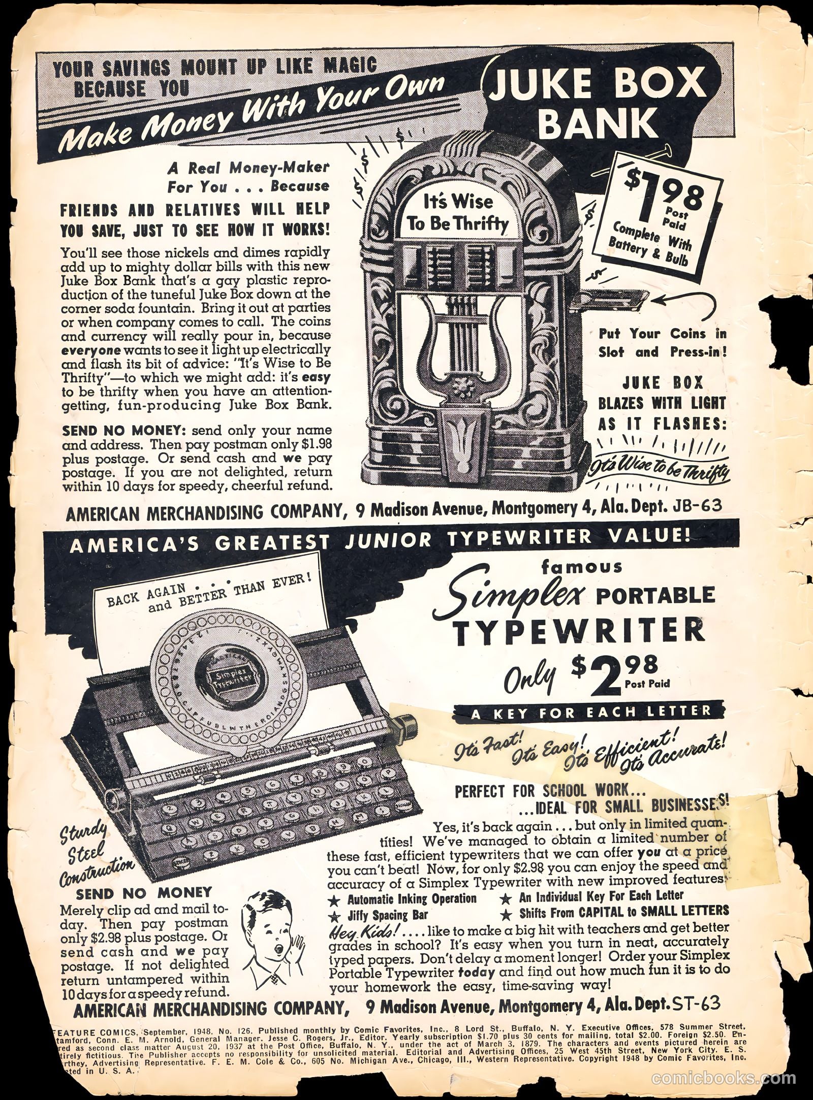 Feature Comics #126 (1948) — page 2 of 52