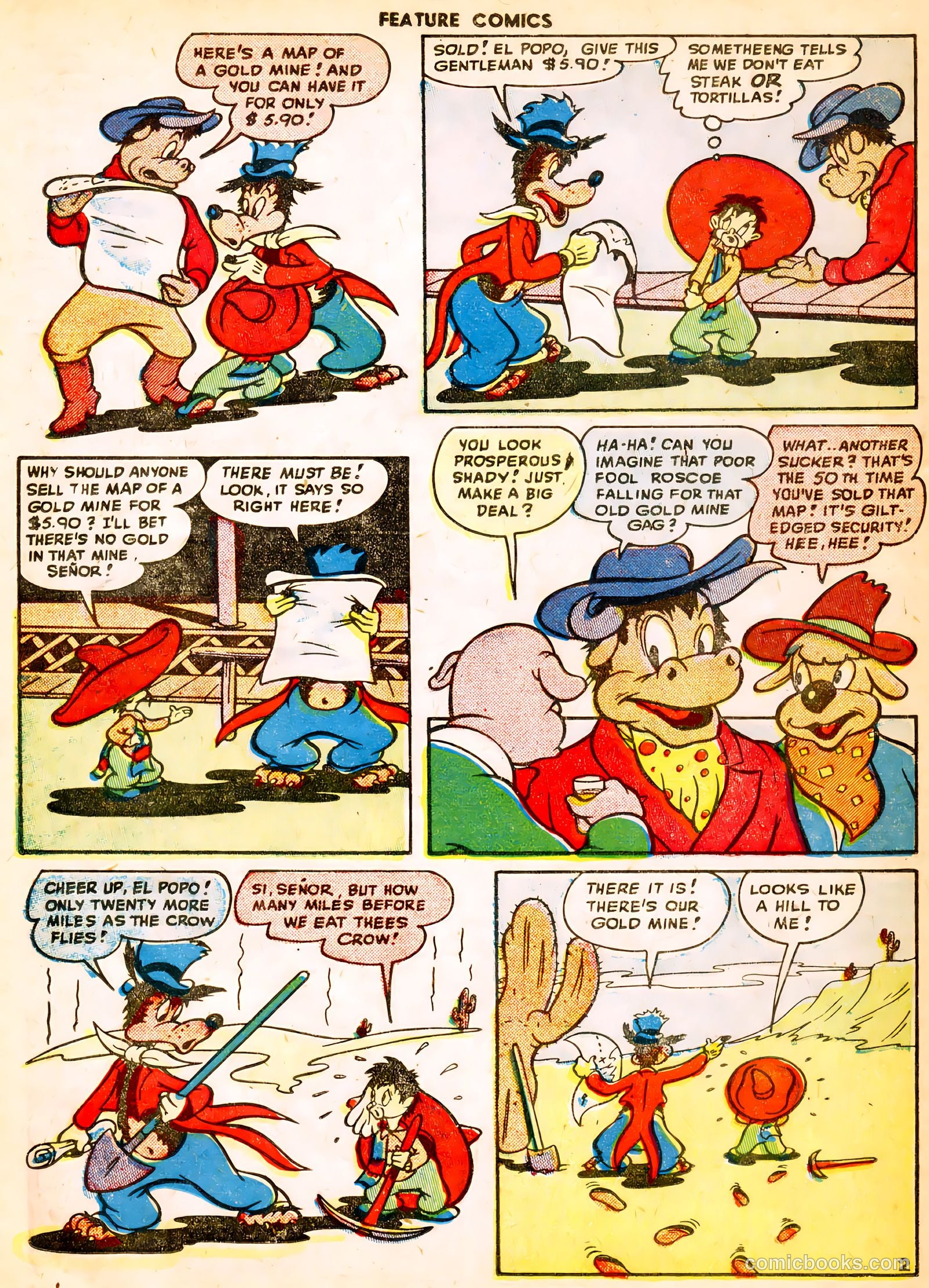 Feature Comics #126 (1948) — page 34 of 52