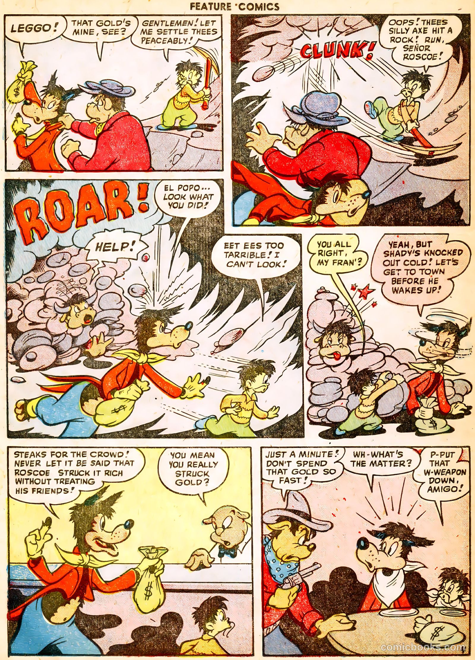 Feature Comics #126 (1948) — page 36 of 52