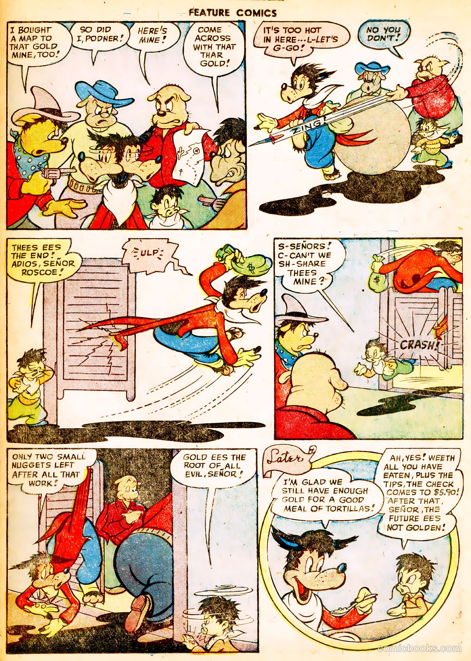 Feature Comics #126 (1948) — page 37 of 52