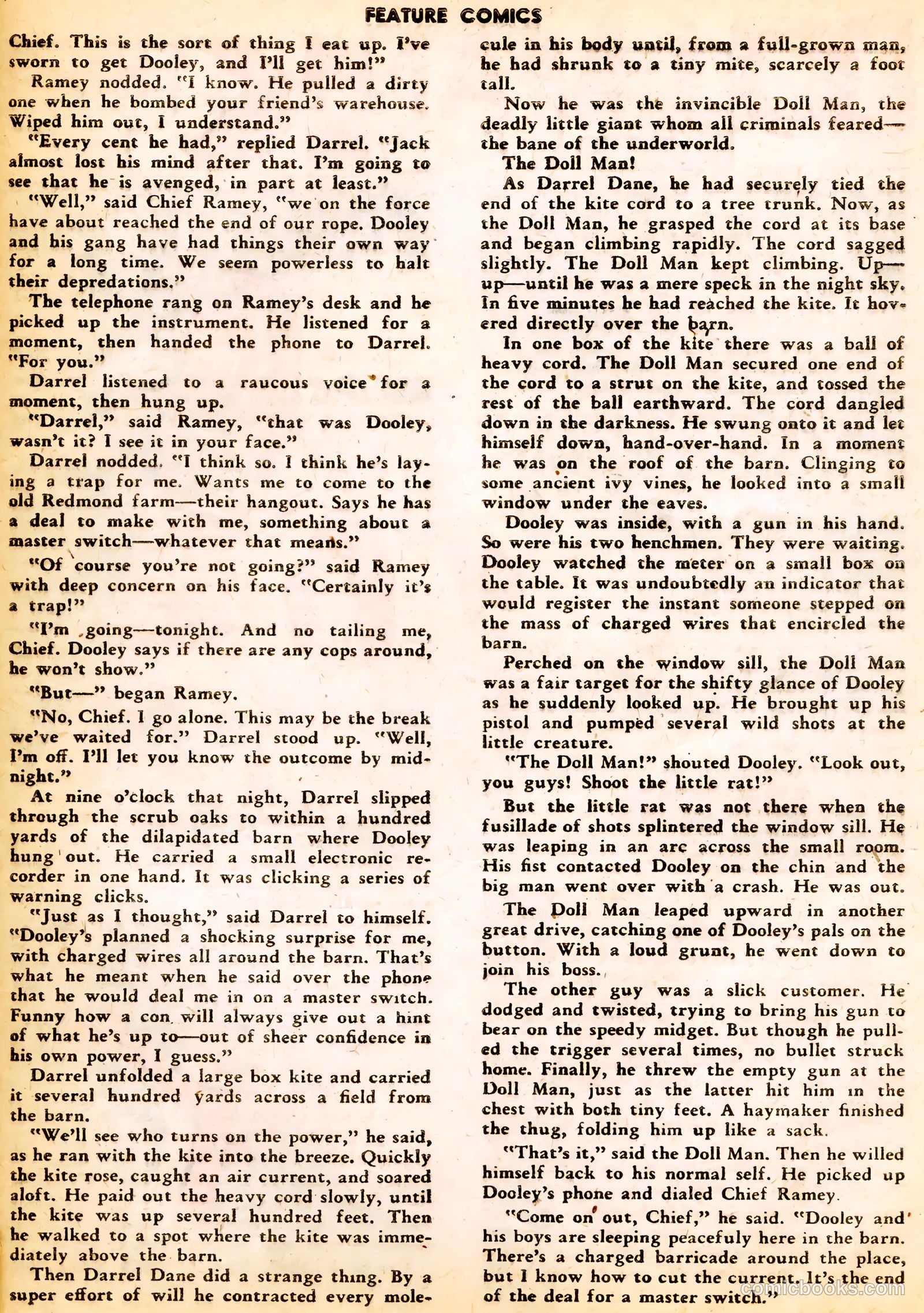 Feature Comics #126 (1948) — page 39 of 52