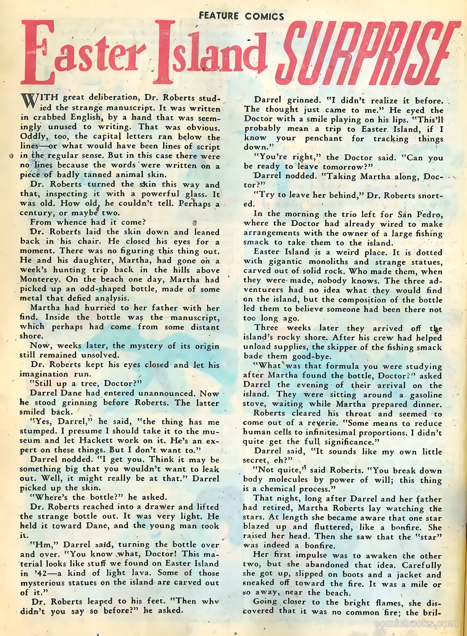 Feature Comics #127 (1948) — page 36 of 52