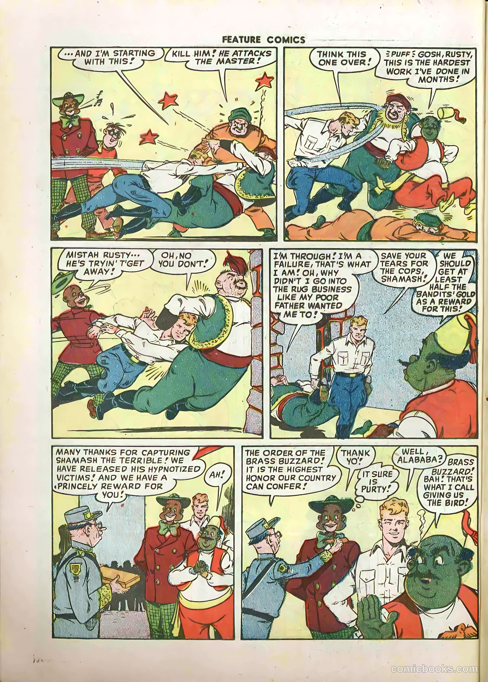 Feature Comics #129 (1948) — page 32 of 52