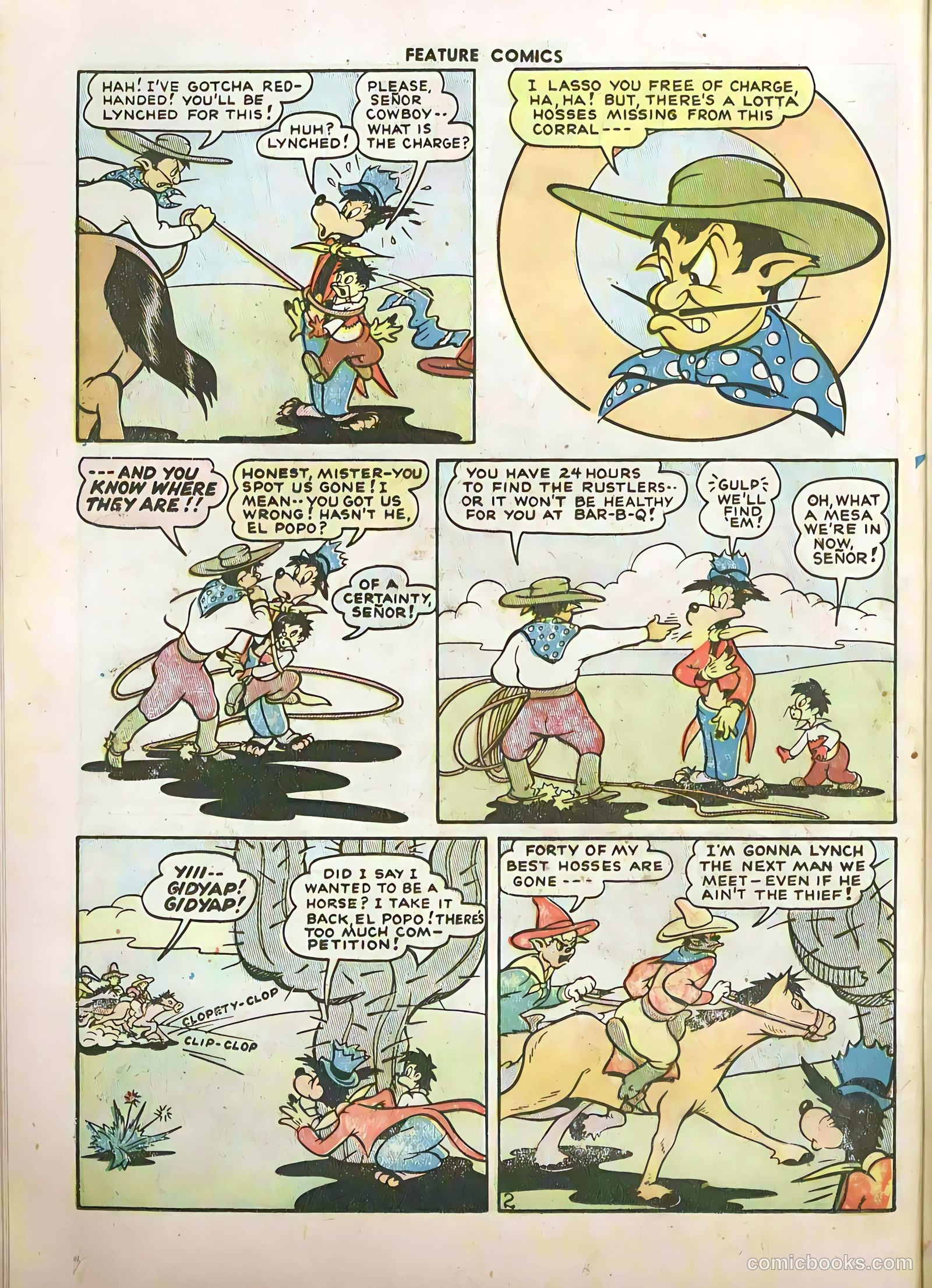 Feature Comics #129 (1948) — page 34 of 52