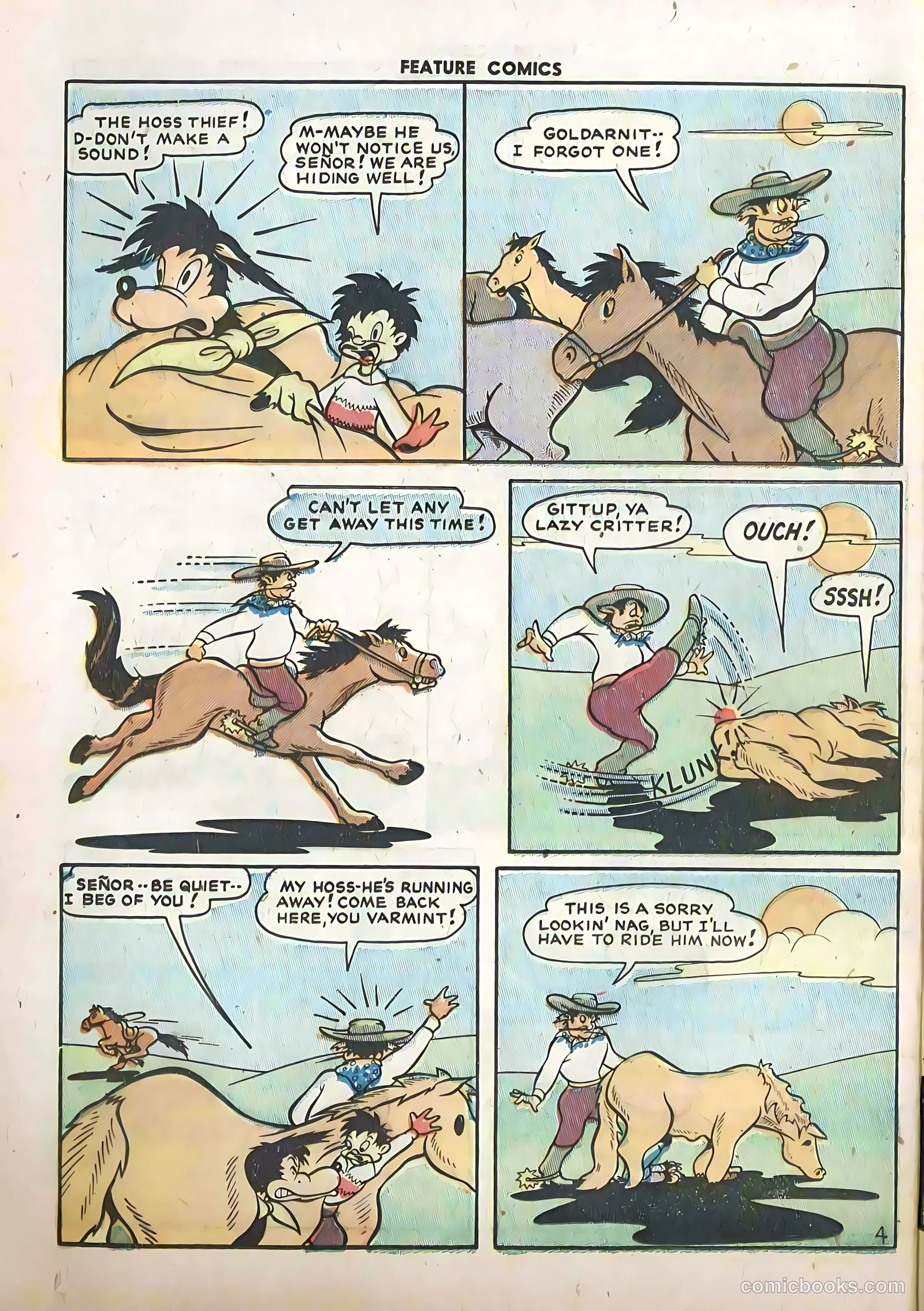 Feature Comics #129 (1948) — page 36 of 52
