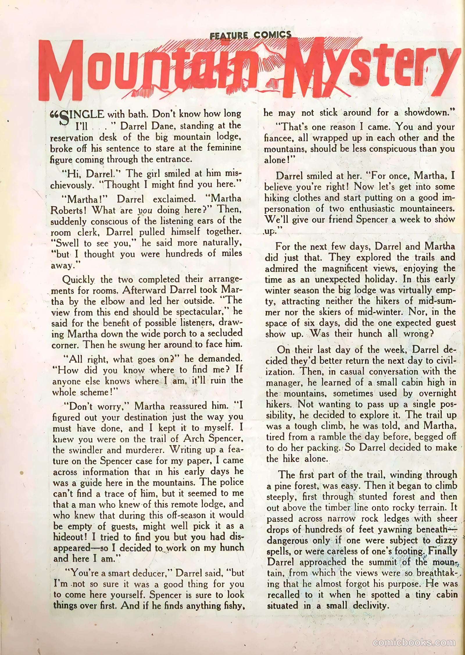 Feature Comics #129 (1948) — page 38 of 52