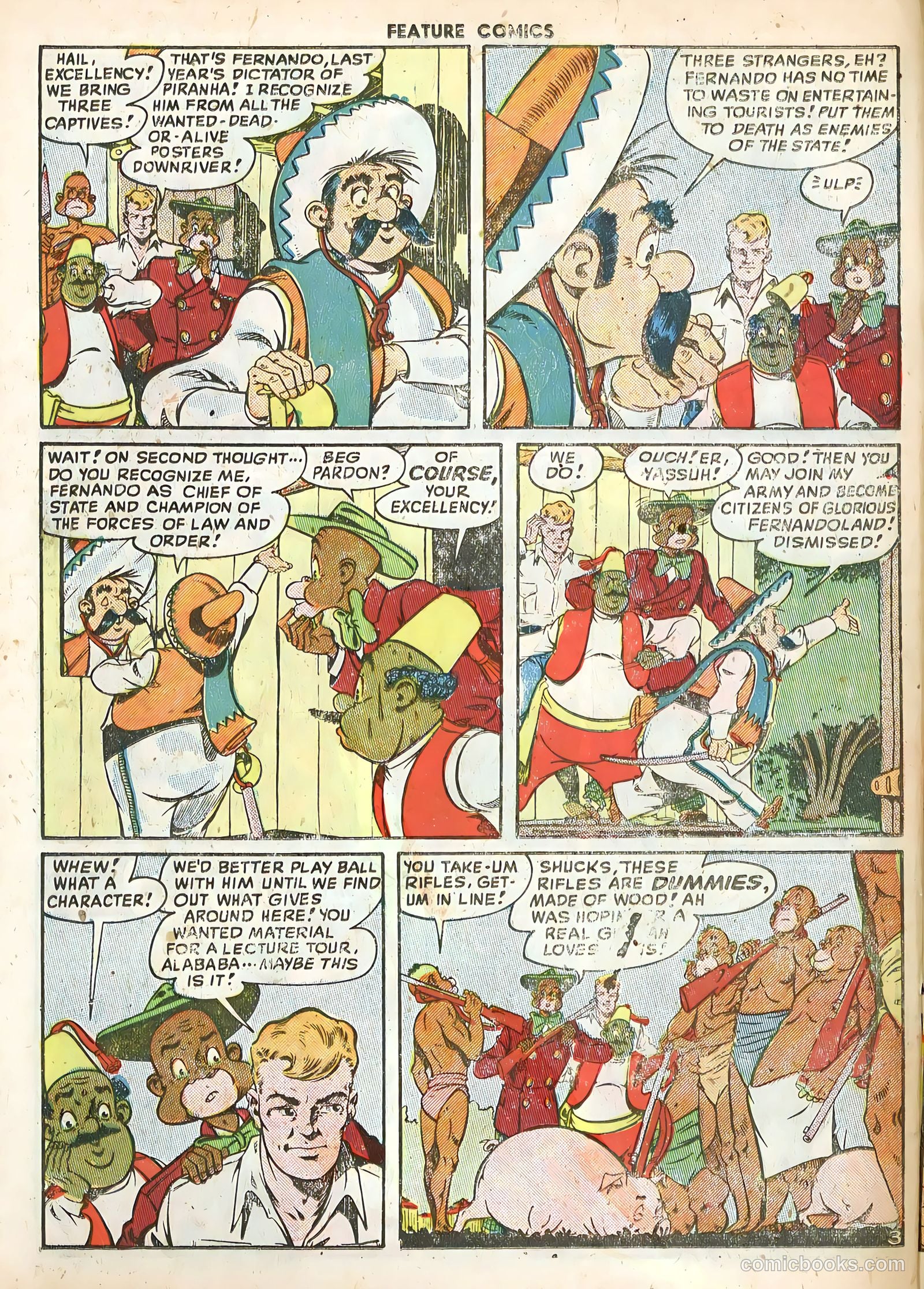 Feature Comics #130 (1949) — page 30 of 52