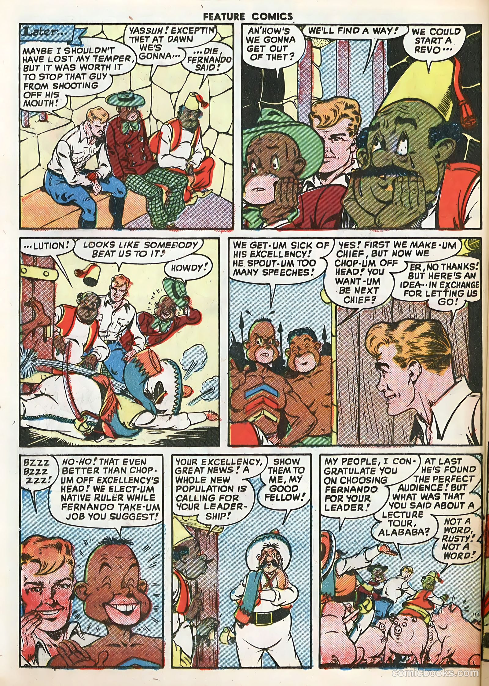 Feature Comics #130 (1949) — page 32 of 52