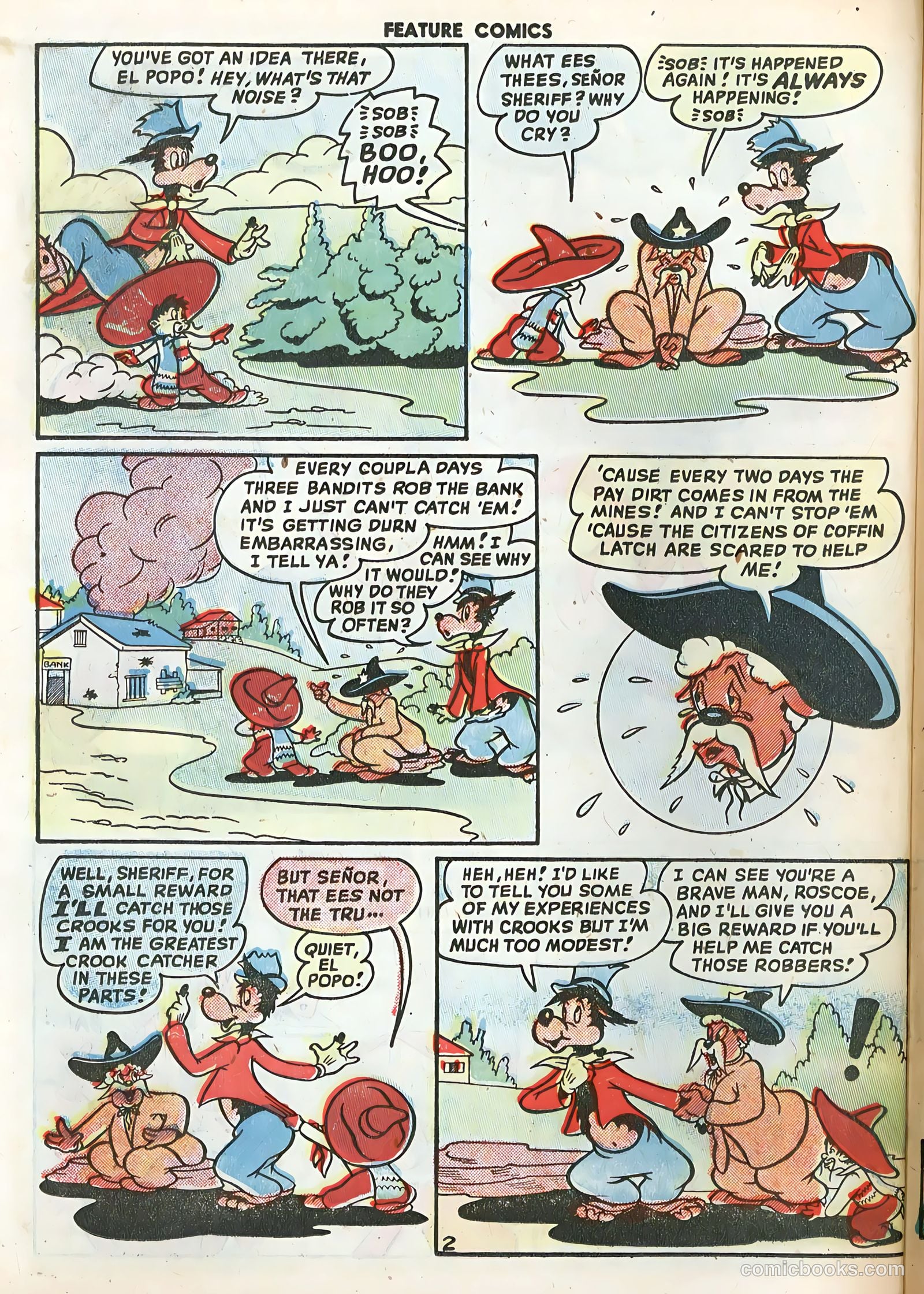 Feature Comics #130 (1949) — page 34 of 52