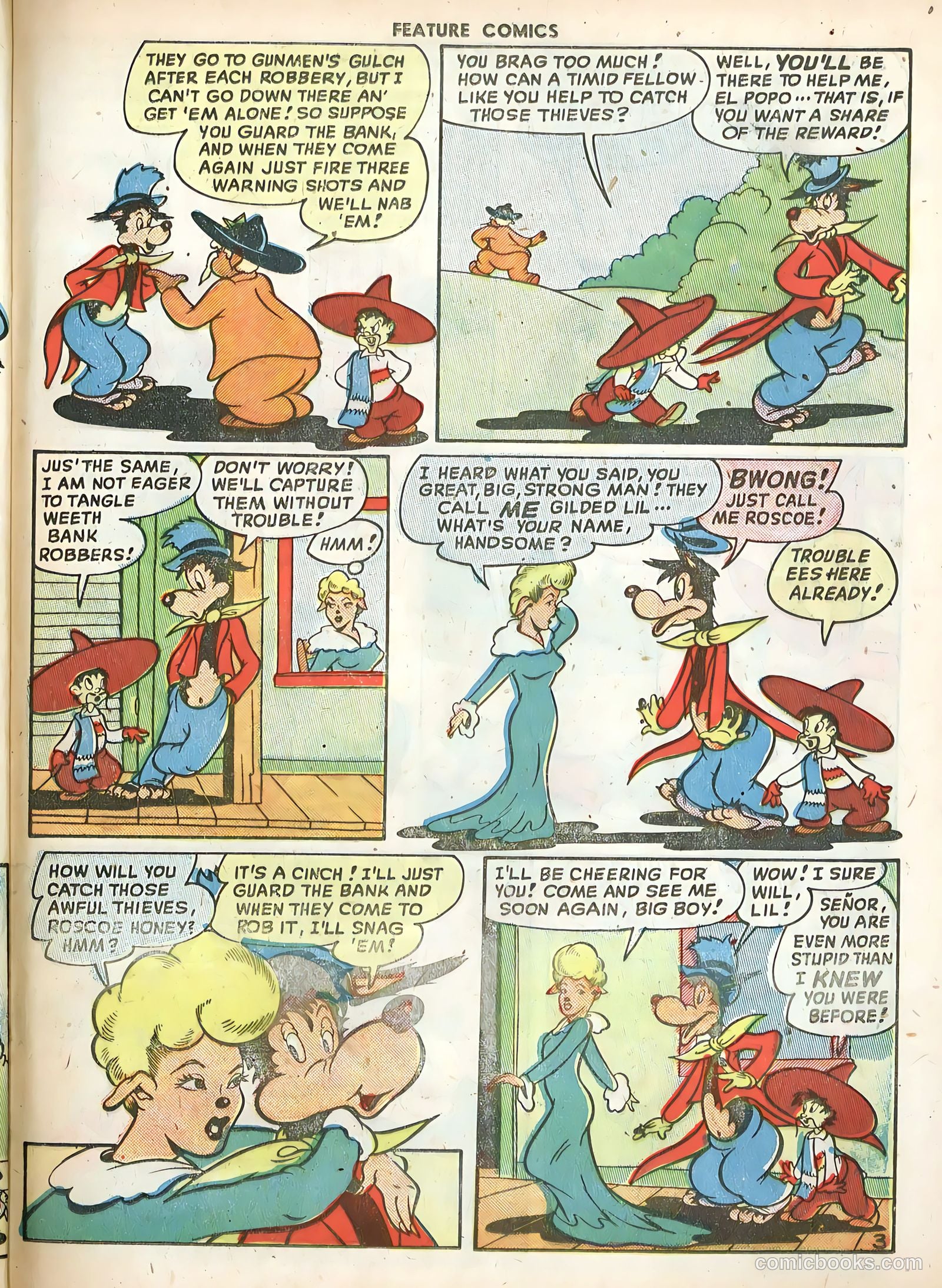 Feature Comics #130 (1949) — page 35 of 52