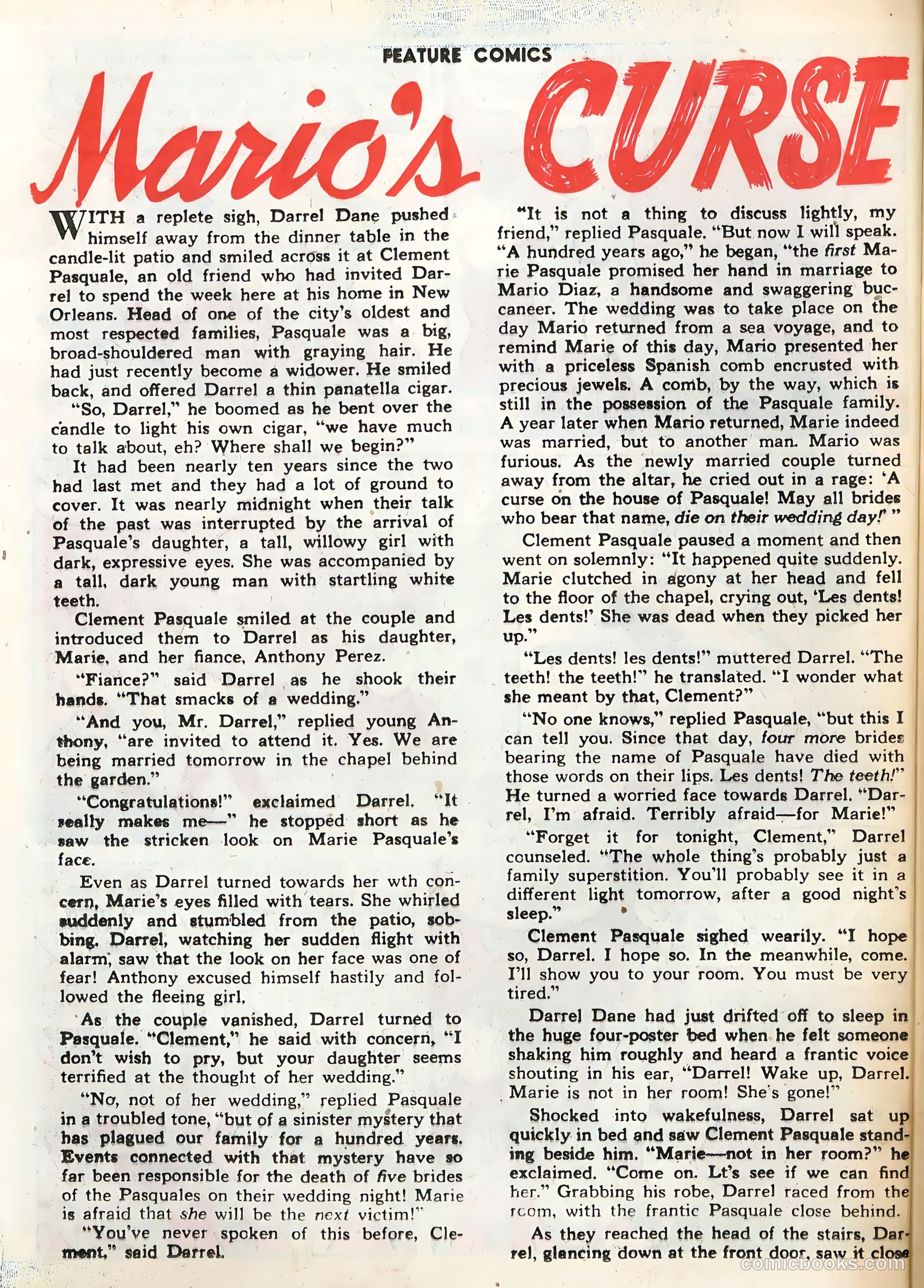 Feature Comics #130 (1949) — page 38 of 52