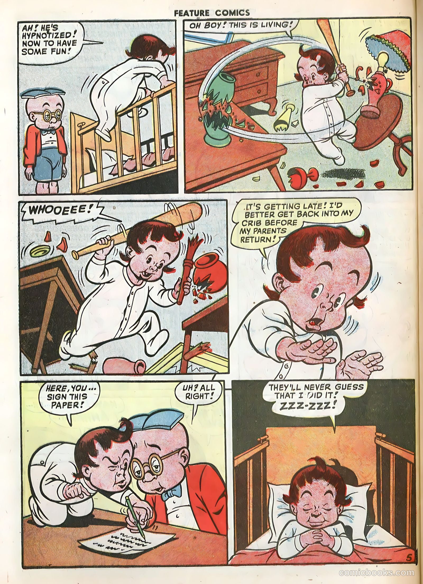 Feature Comics #130 (1949) — page 44 of 52
